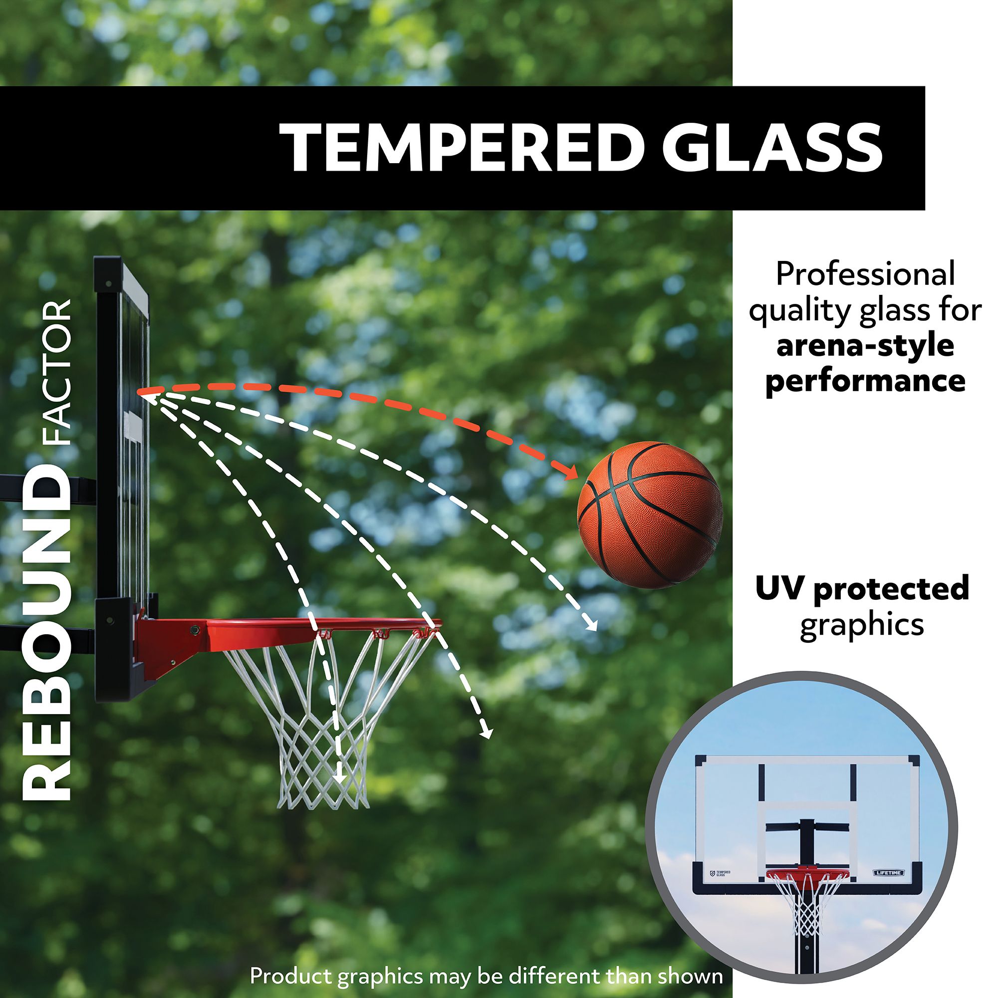 Lifetime Mammoth 72” In-Ground Basketball Hoop product image