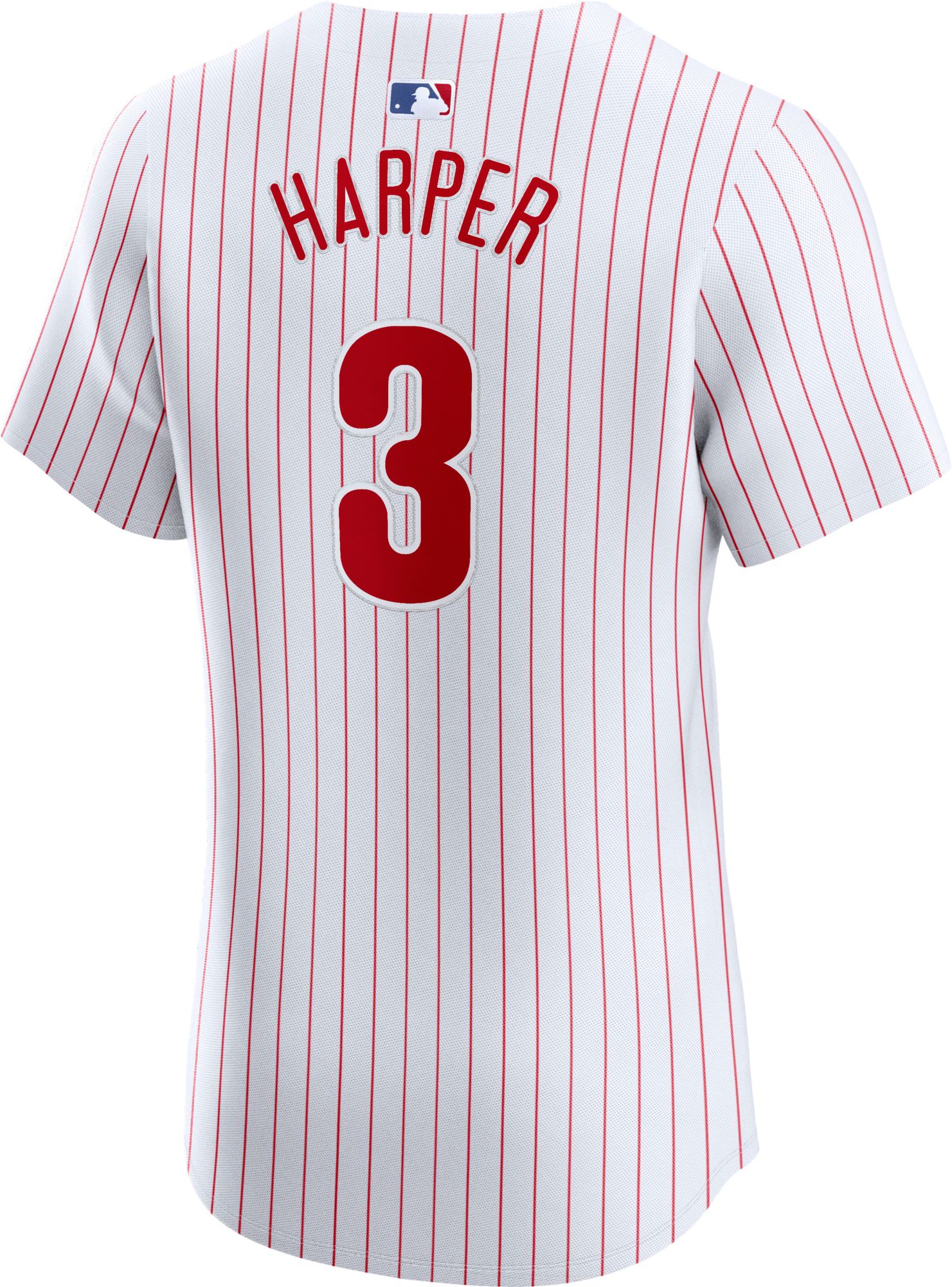 Nike Men's Philadelphia Phillies Bryce Harper #3 White Home Elite Jersey product image