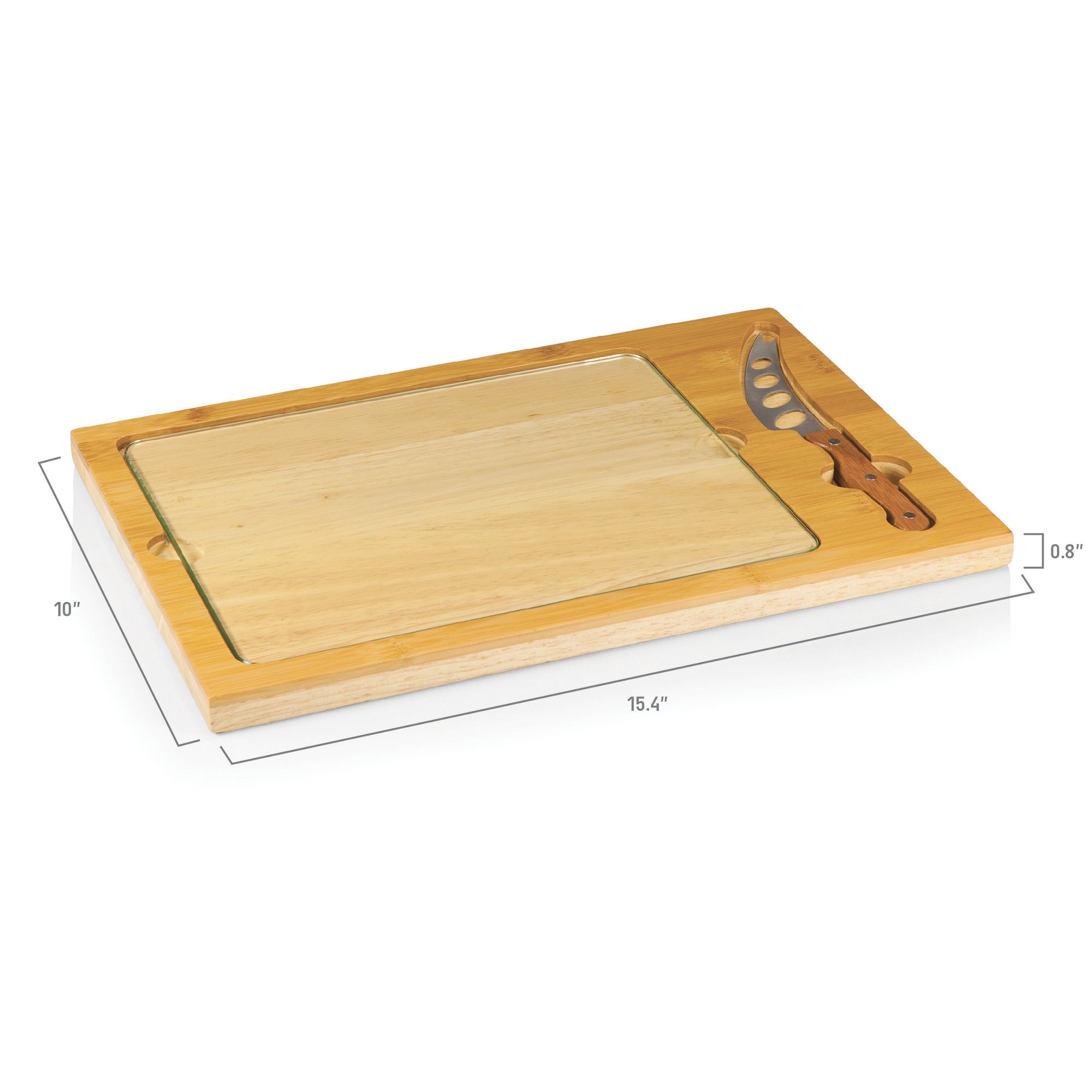 Picnic Time Minnesota Vikings Glass Top Cutting Board Set