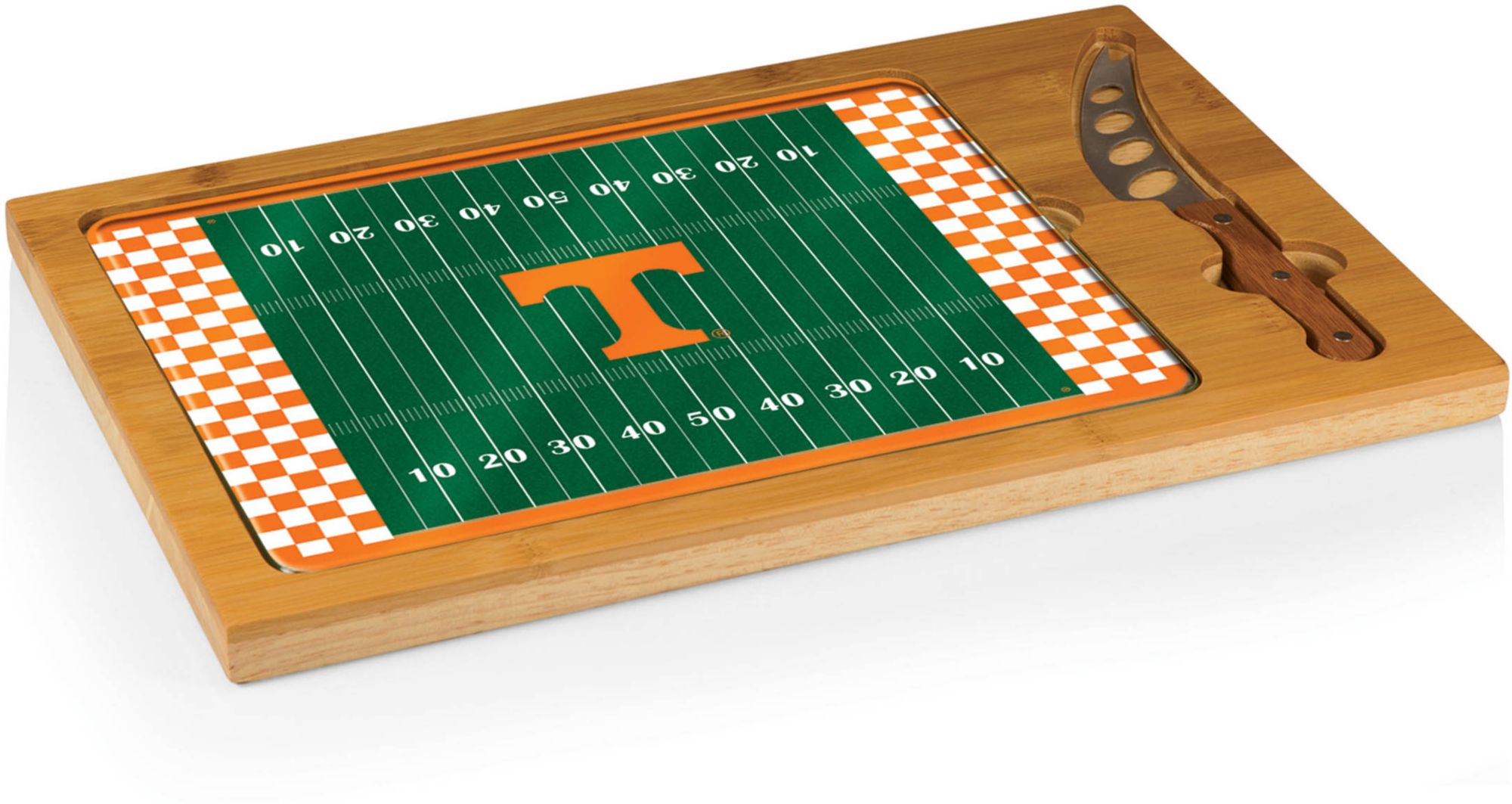 Picnic Time Tennessee Volunteers Glass Top Cutting Board Set