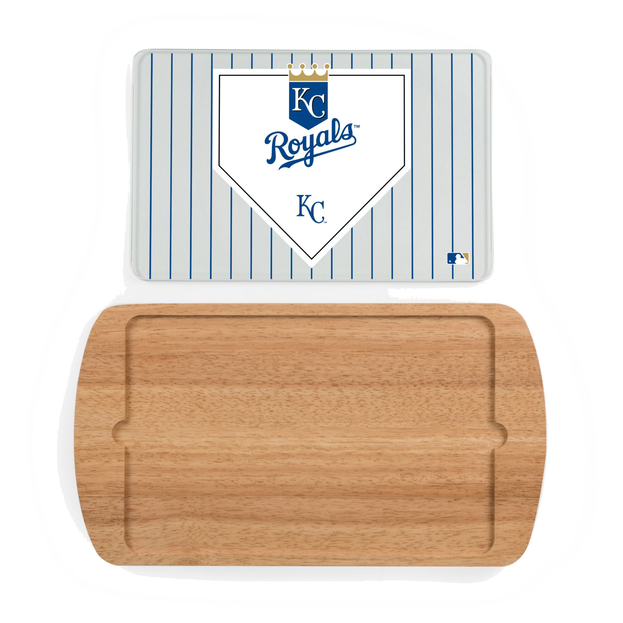 Picnic Time Kansas City Royals Glass Top Serving Tray product image
