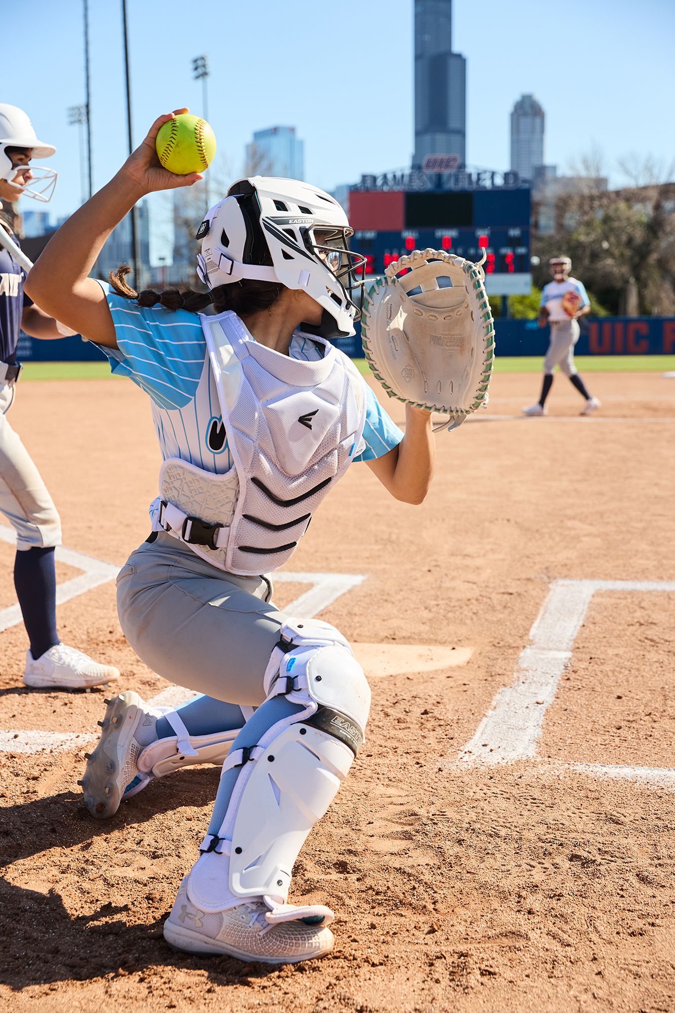 Easton 34" Jen Schro "The Rudi" Professional Collection Series Fastpitch Catcher's Mitt 2025 product image