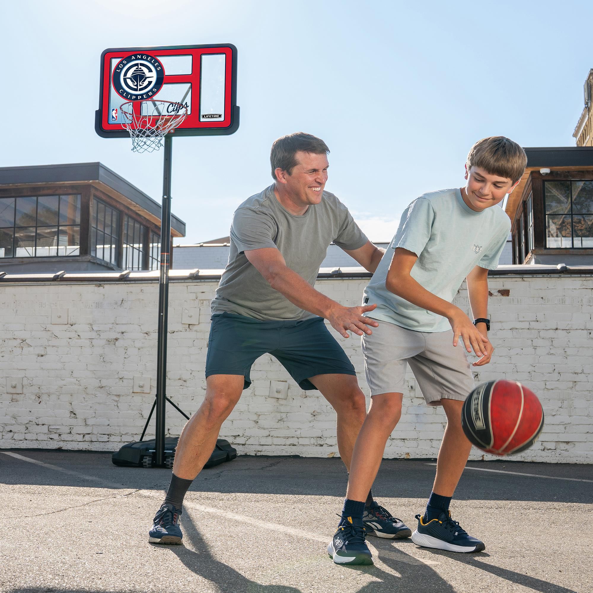 Lifetime 44 in. Portable NBA Pro-Court Hoop product image