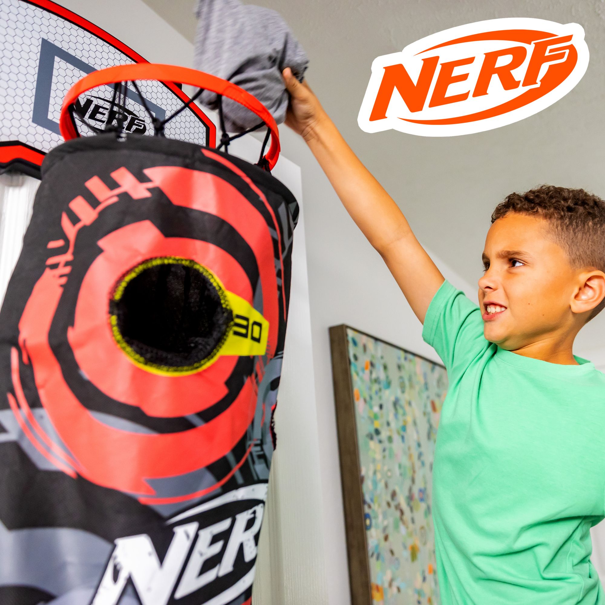 Nerf Basketball Hoop Hamper product image