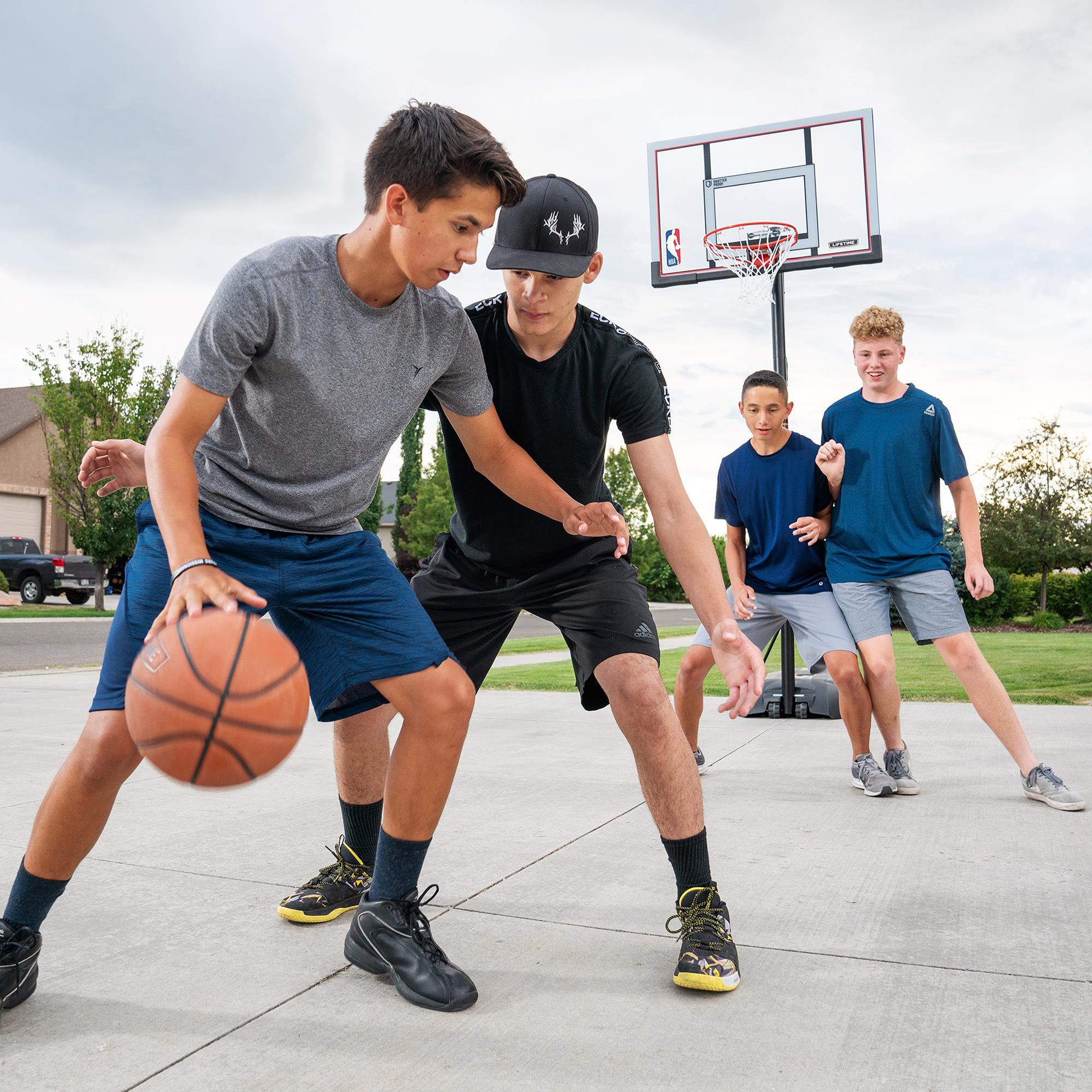 Lifetime 50" All-Star Adjustable Portable Basketball Hoop - NBA Edition product image