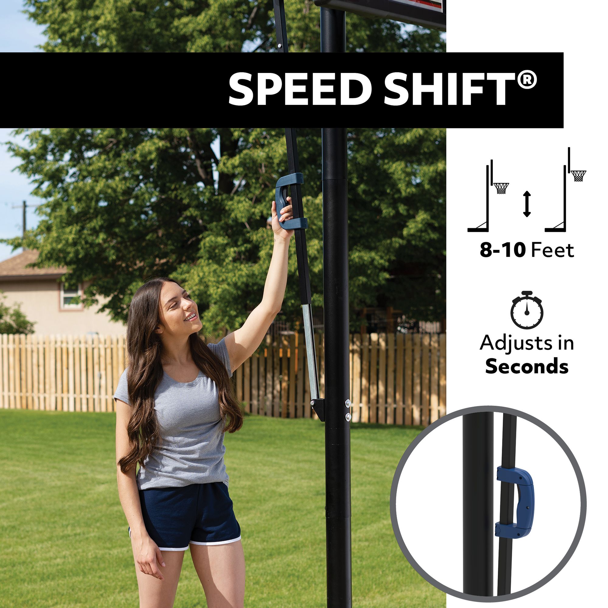 Lifetime 50" All-Star Adjustable Portable Basketball Hoop - NBA Edition product image