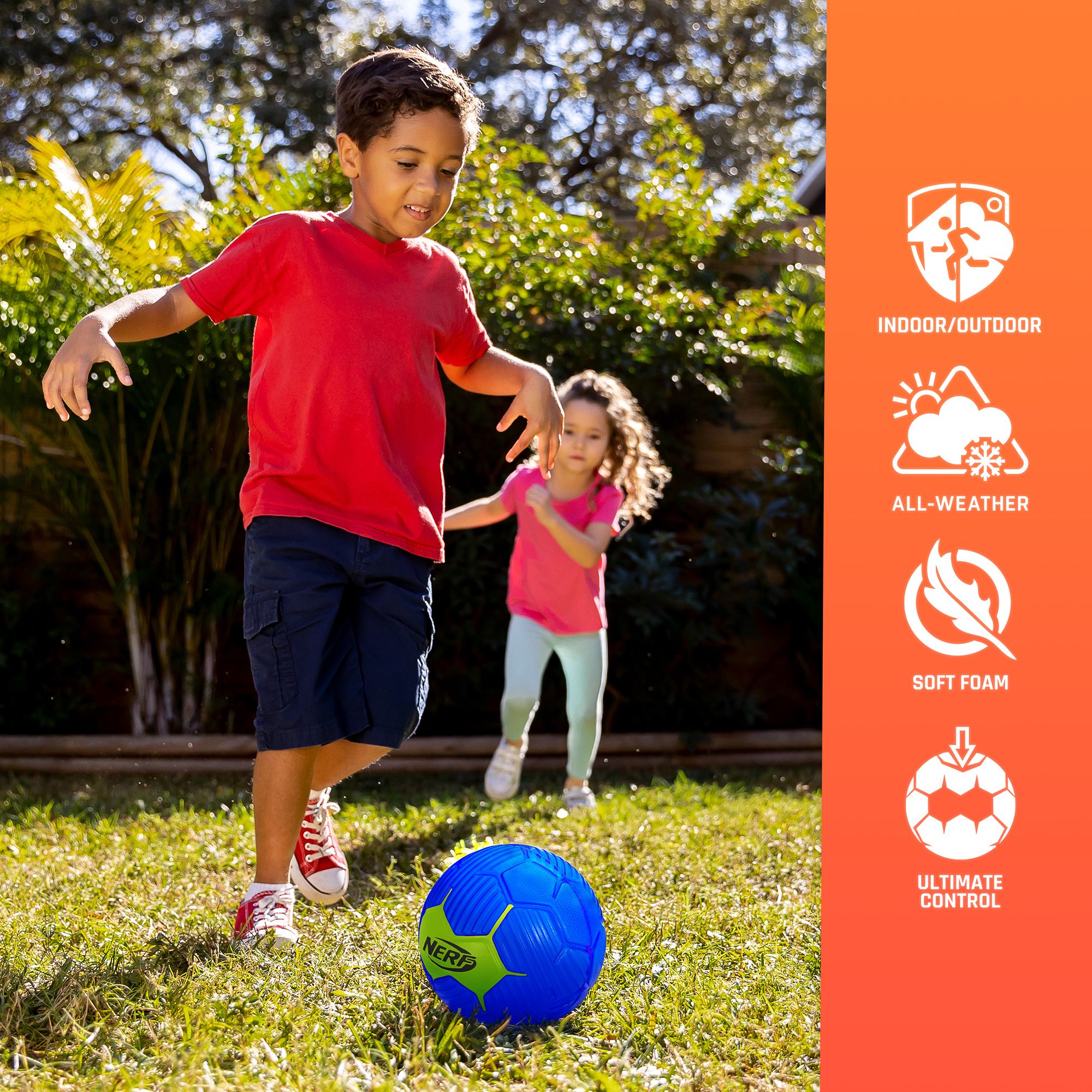 NERF Proshot Kids Mini Foam Soccer Ball product image