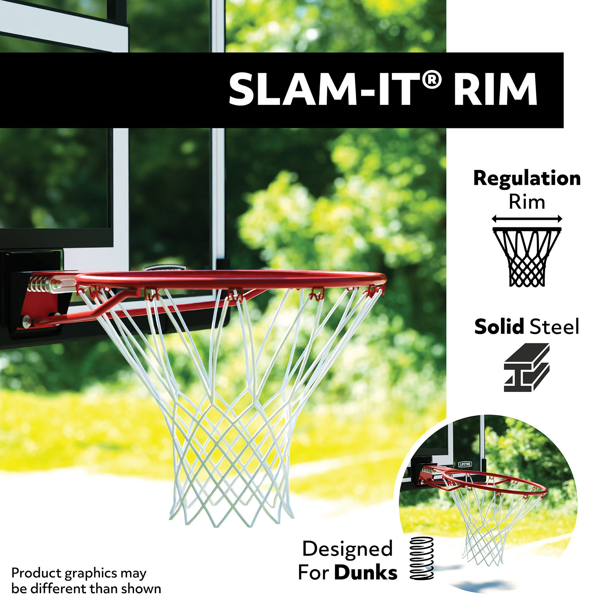 Lifetime 52" MVP Adjustable Portable Basketball Hoop - NBA Edition product image