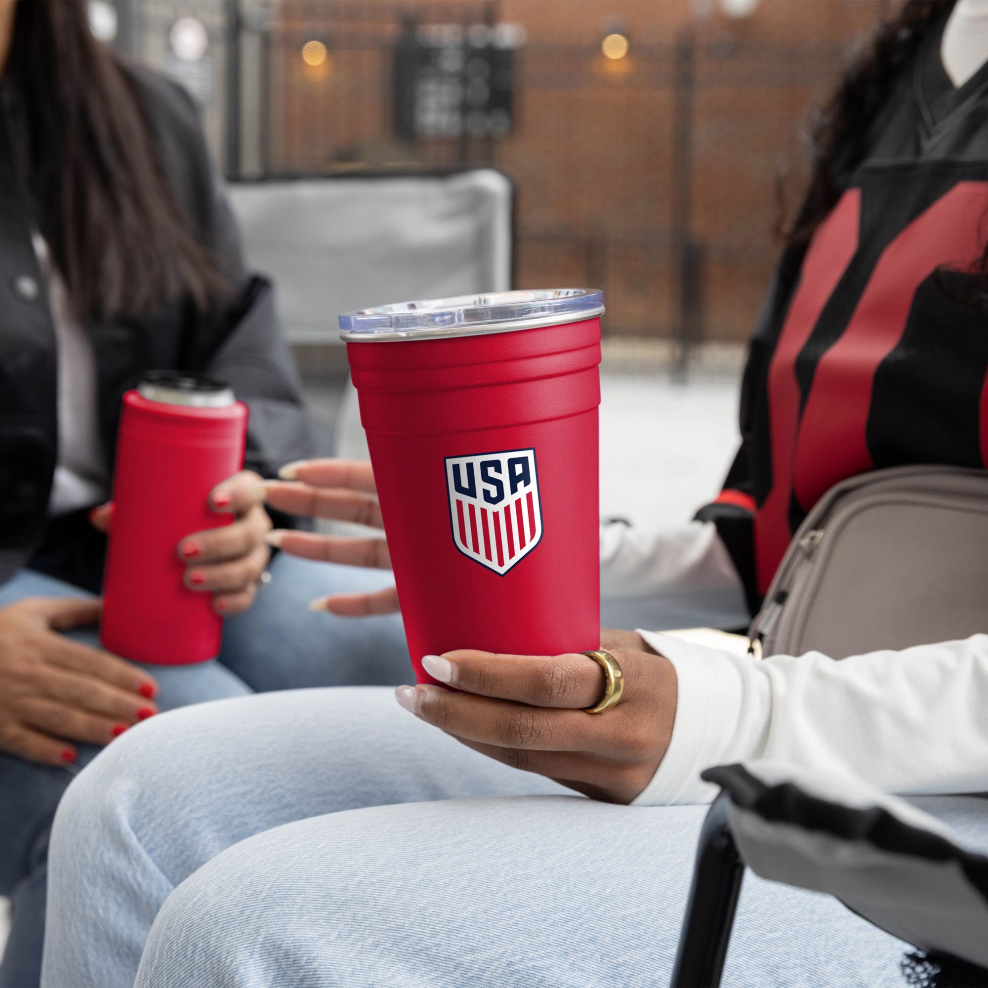 Logo 2026 World Cup USMNT Red 22 oz. Travel Mug product image