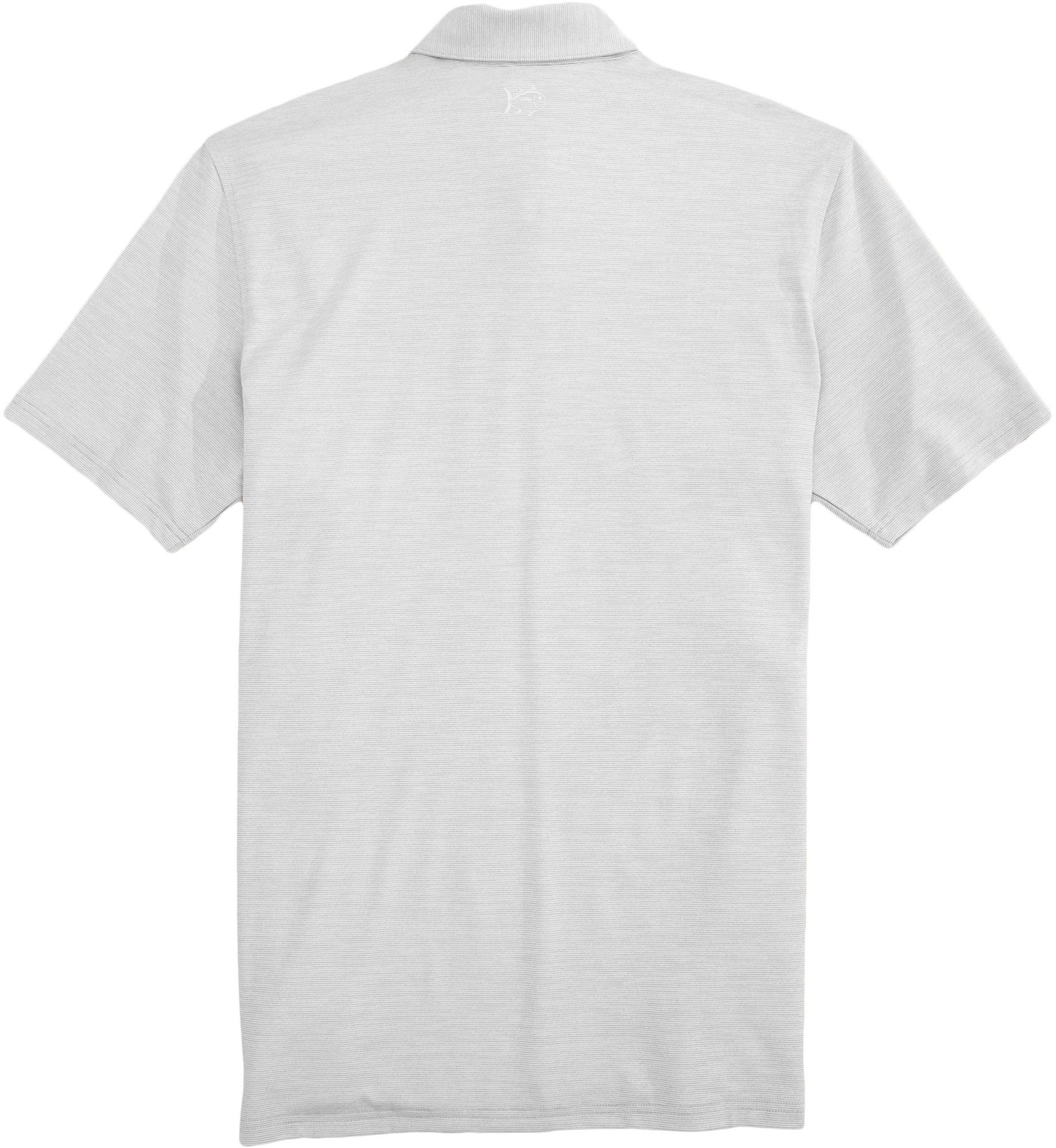Southern Tide Men's Miami Hurricanes Grey Space Dye Polo product image