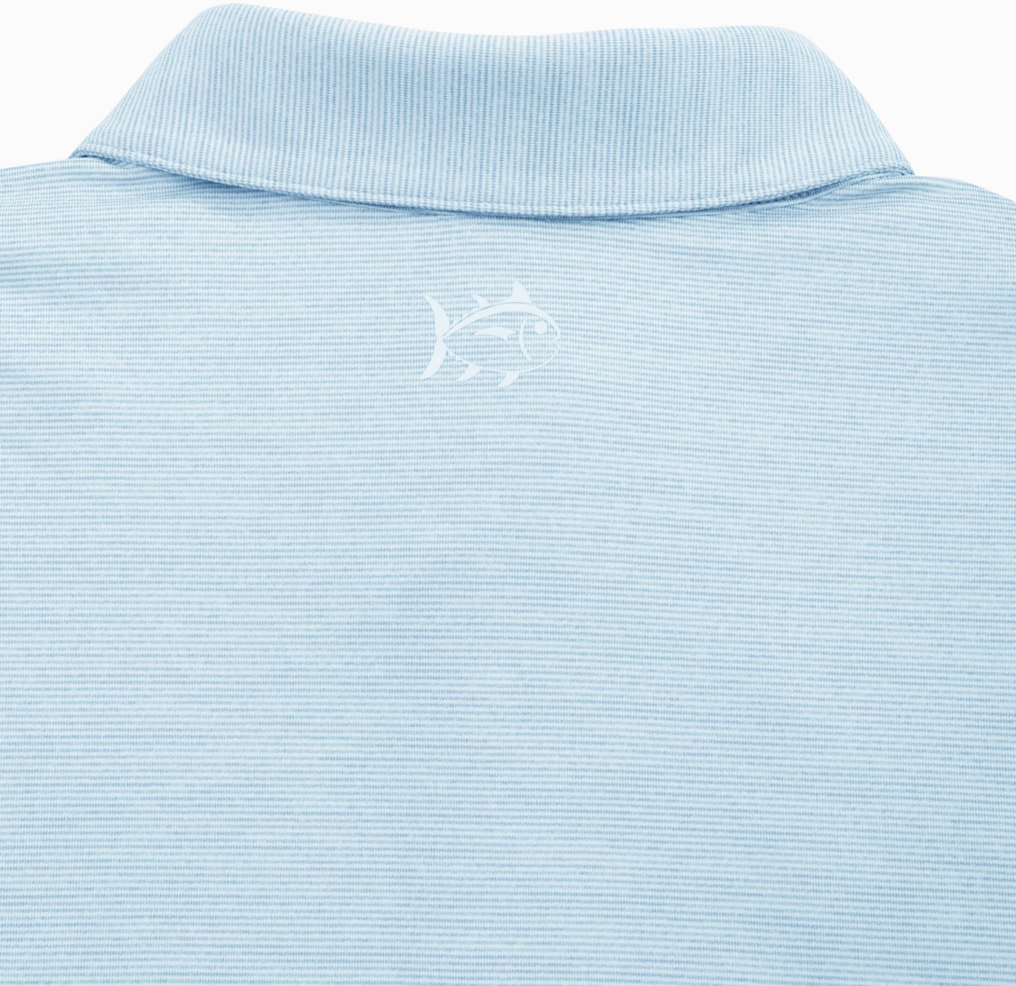 Southern Tide Men's Ole Miss Rebels Light Blue Driver Spacedye Polo product image