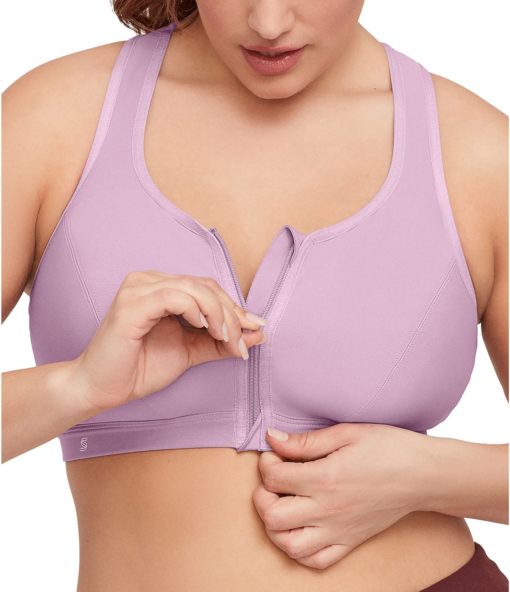 Glamorise Women's Zip Up Front-Closure Sports Bra product image