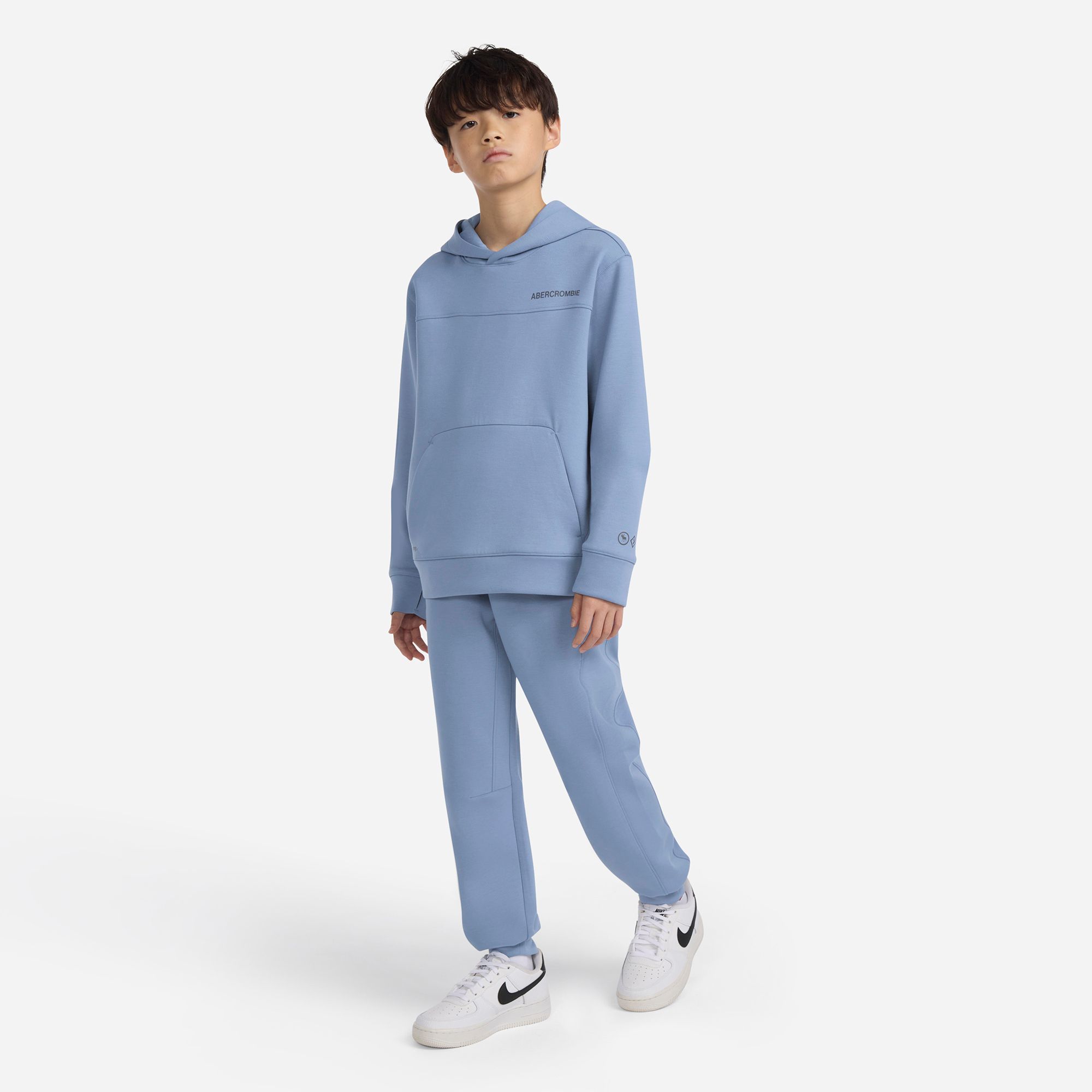 abercrombie kids neoknit technical pullover hoodie product image