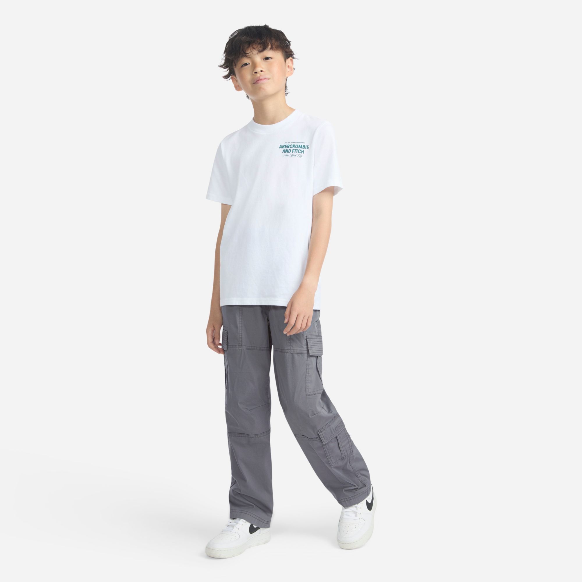 abercrombie kids baggy cargo pants product image