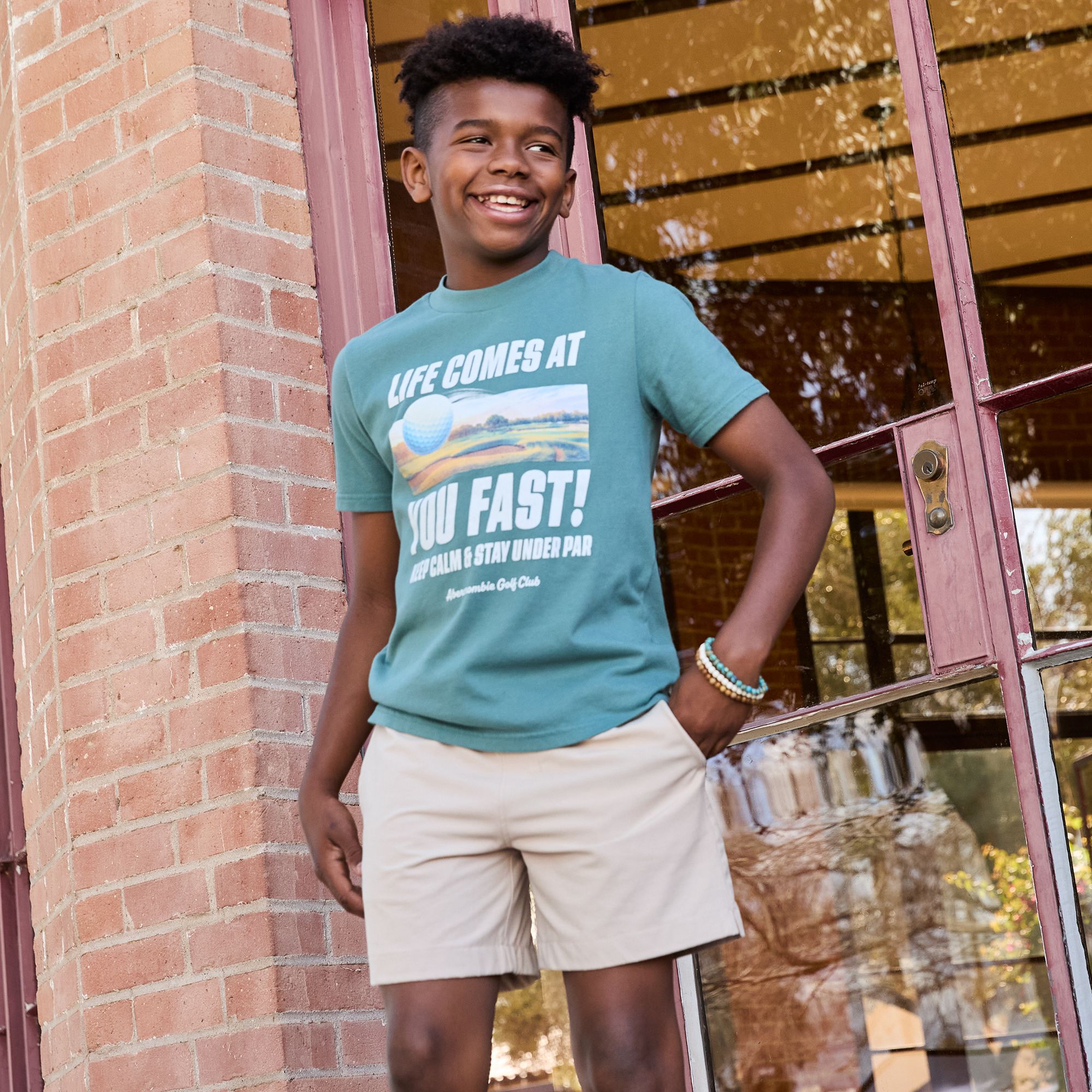 abercrombie kids keep calm graphic tee product image
