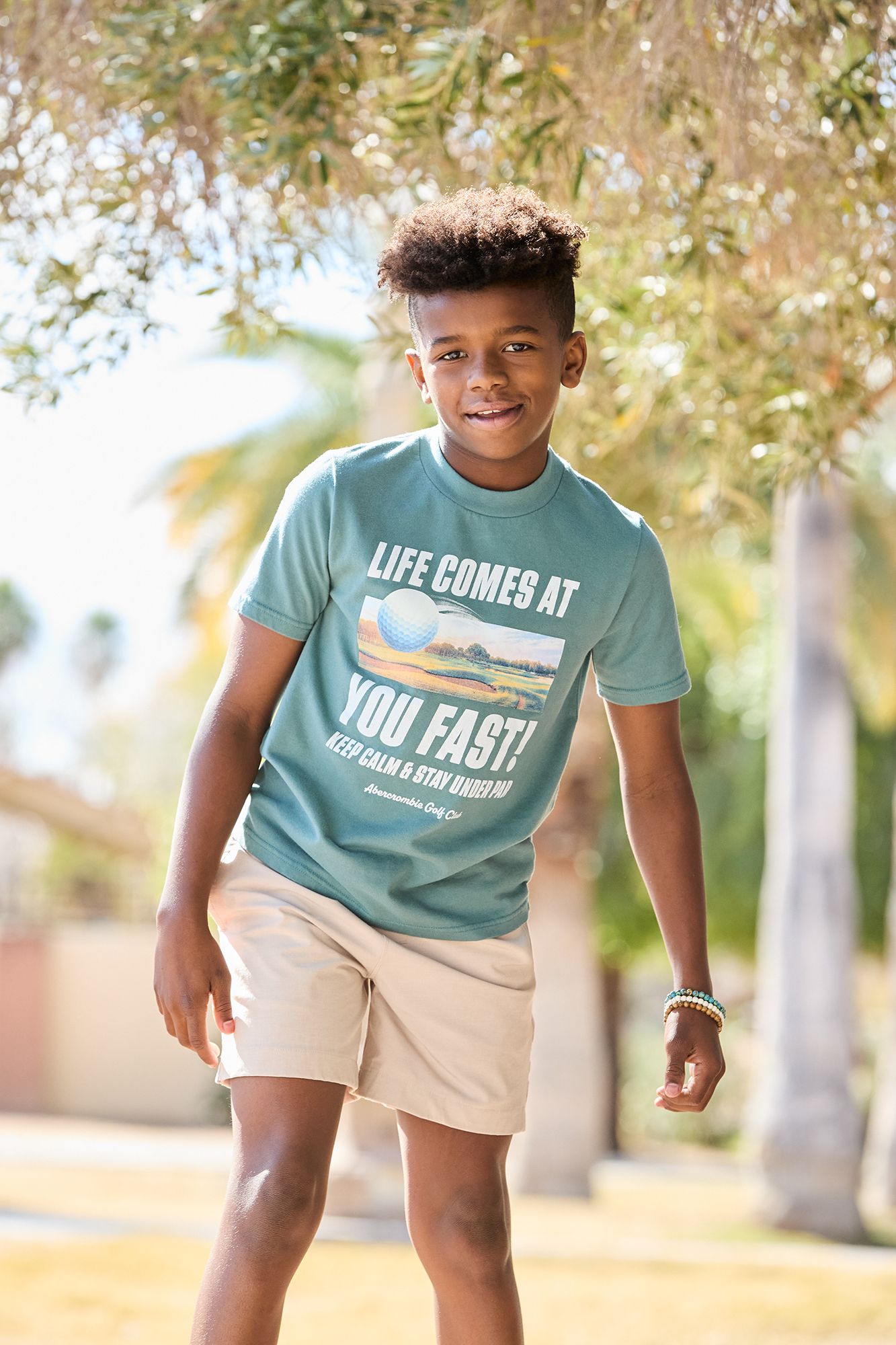 abercrombie kids keep calm graphic tee product image