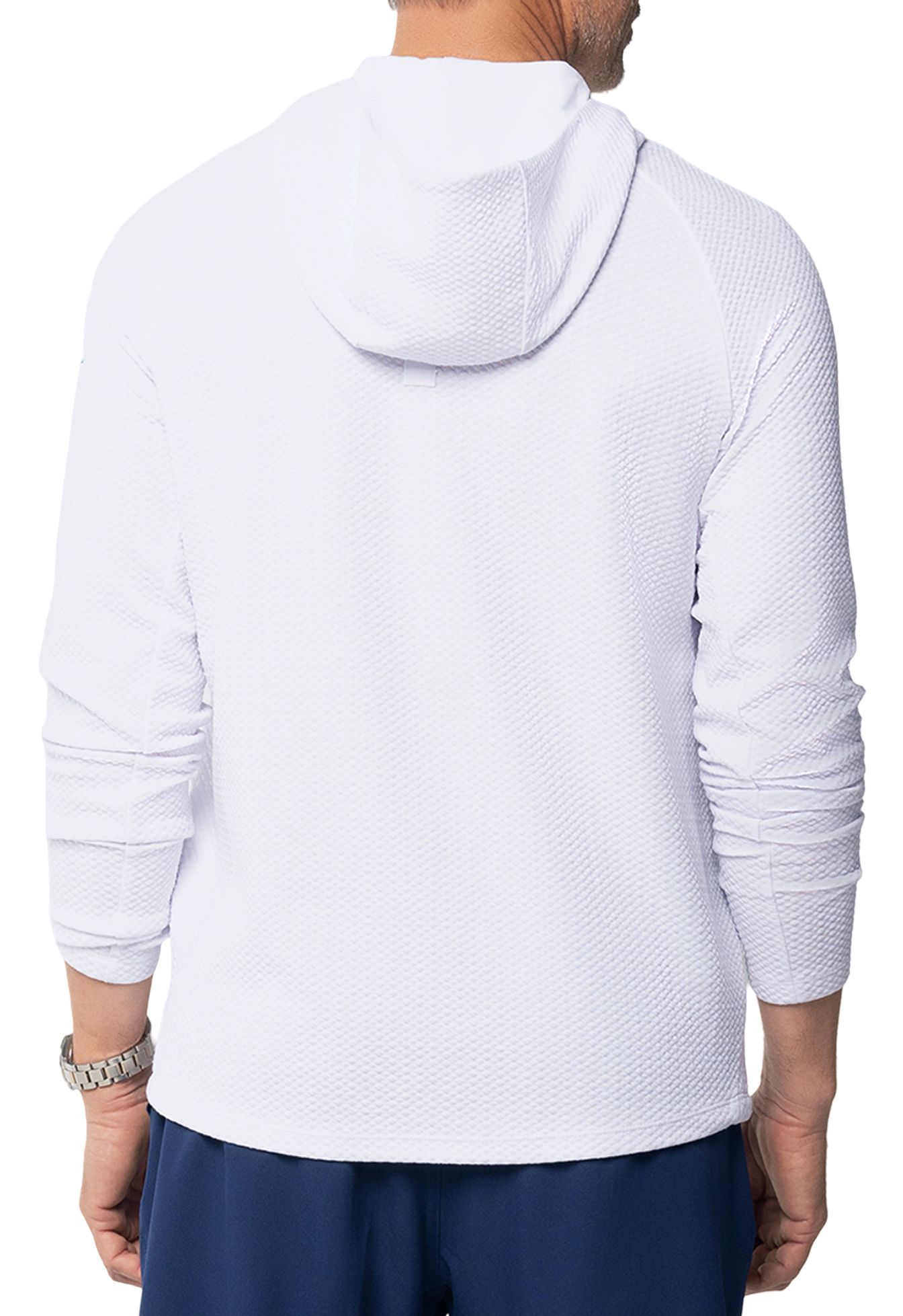 IBKUL Men's Solid Popcorn Stitch Golf Hoodie product image