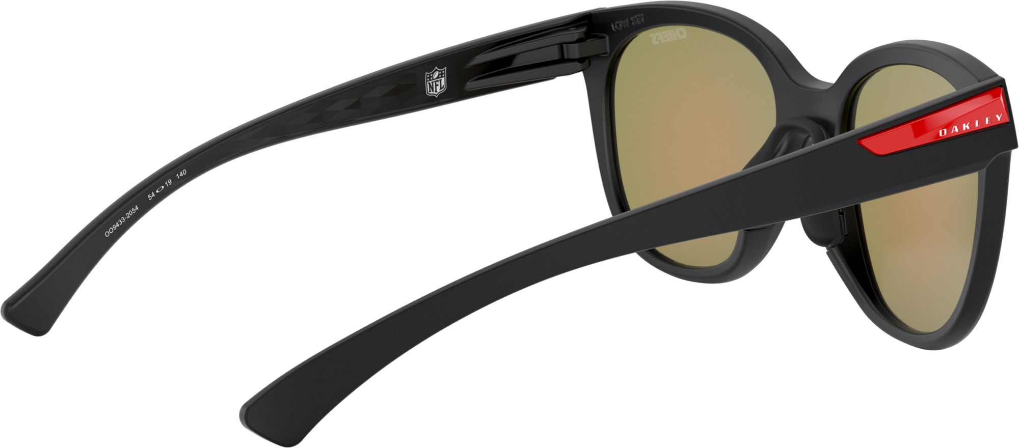 Oakley Women's Kansas City Chiefs Low Key Matte Black Sunglasses product image