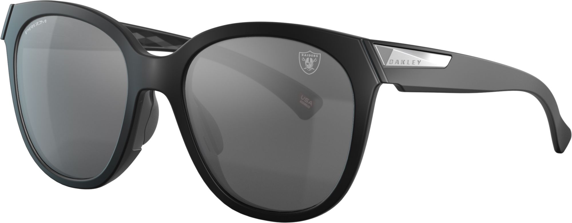 Oakley Women's Las Vegas Raiders Low Key Matte Black Sunglasses product image
