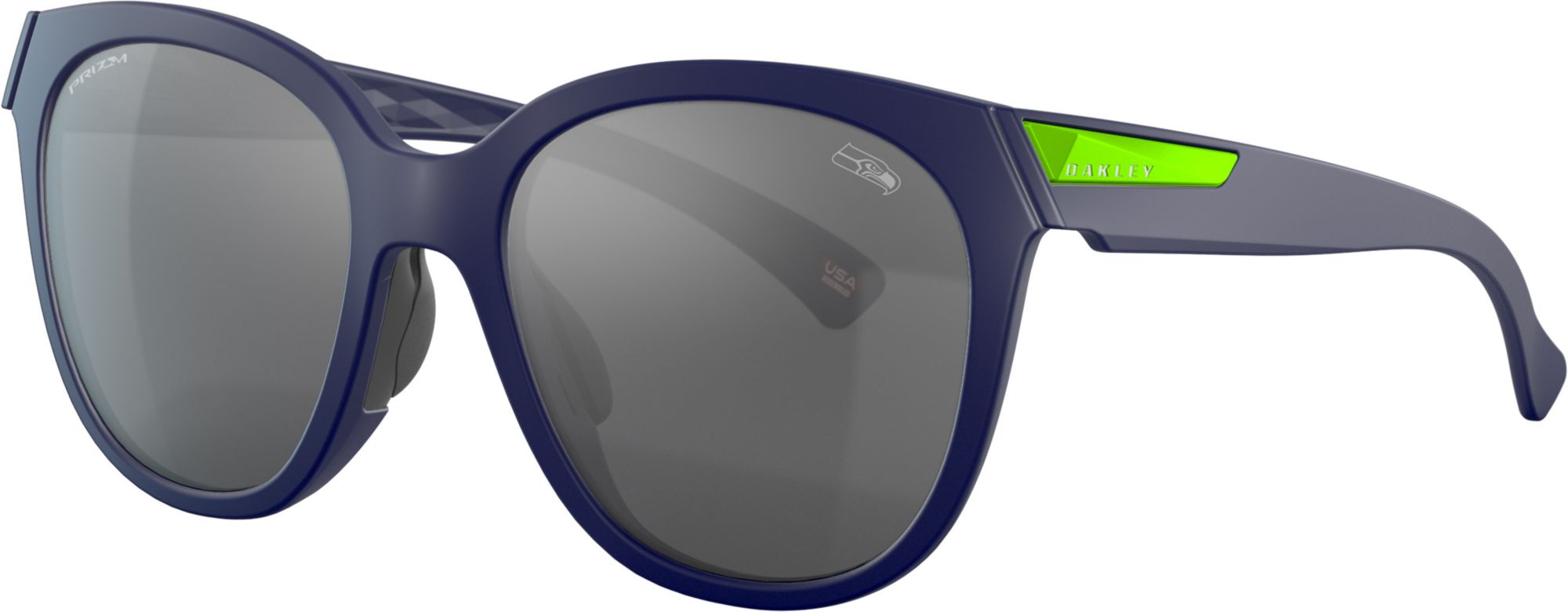 Oakley Women's Seattle Seahawks Low Key Matte Black Sunglasses product image