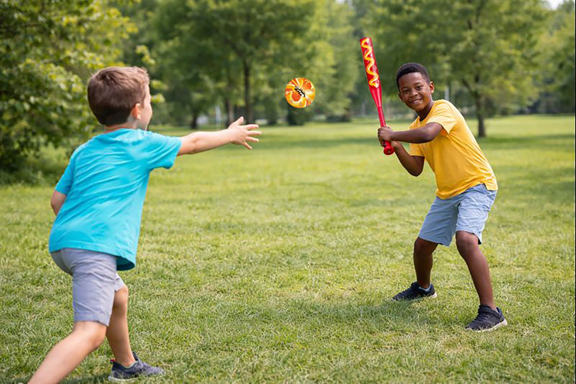 Junk Ball Home Run Hot Dog Drip Bat and Ball Set product image