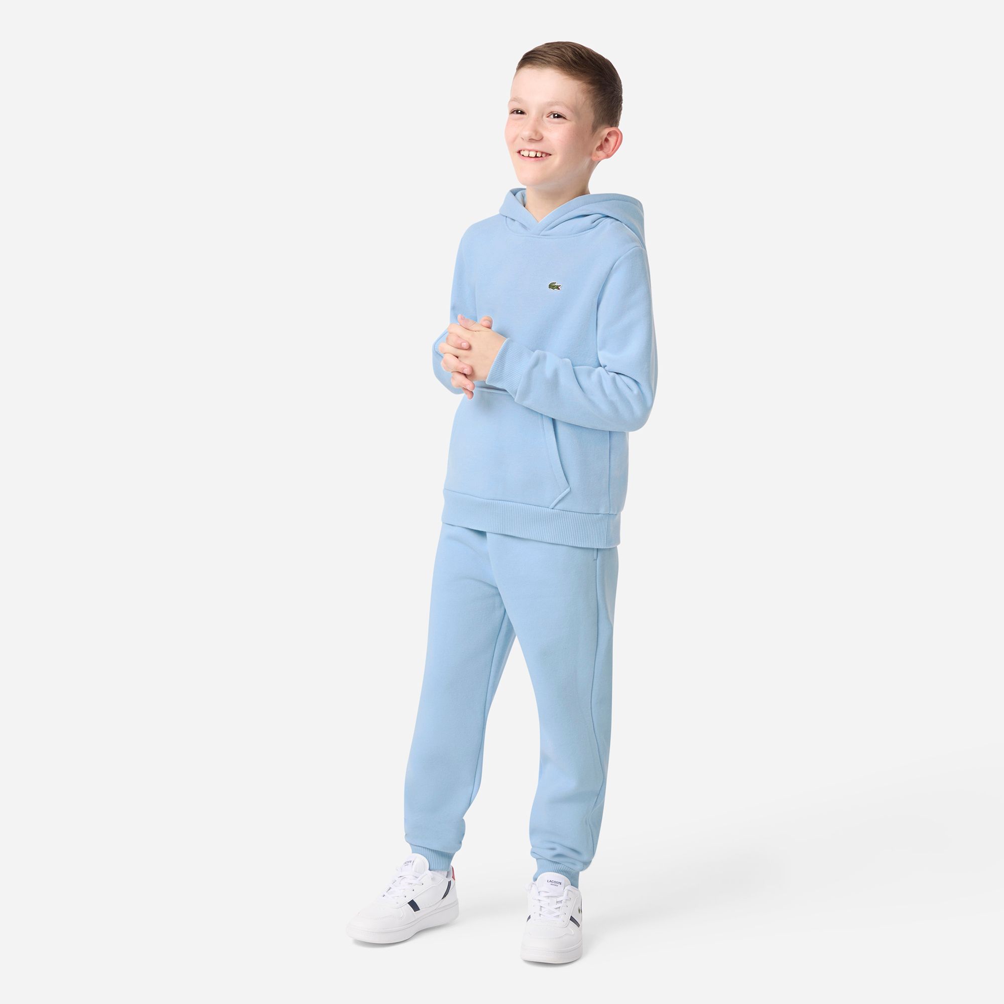 Lacoste Boys' Core Fleece Pullover Hoodie product image