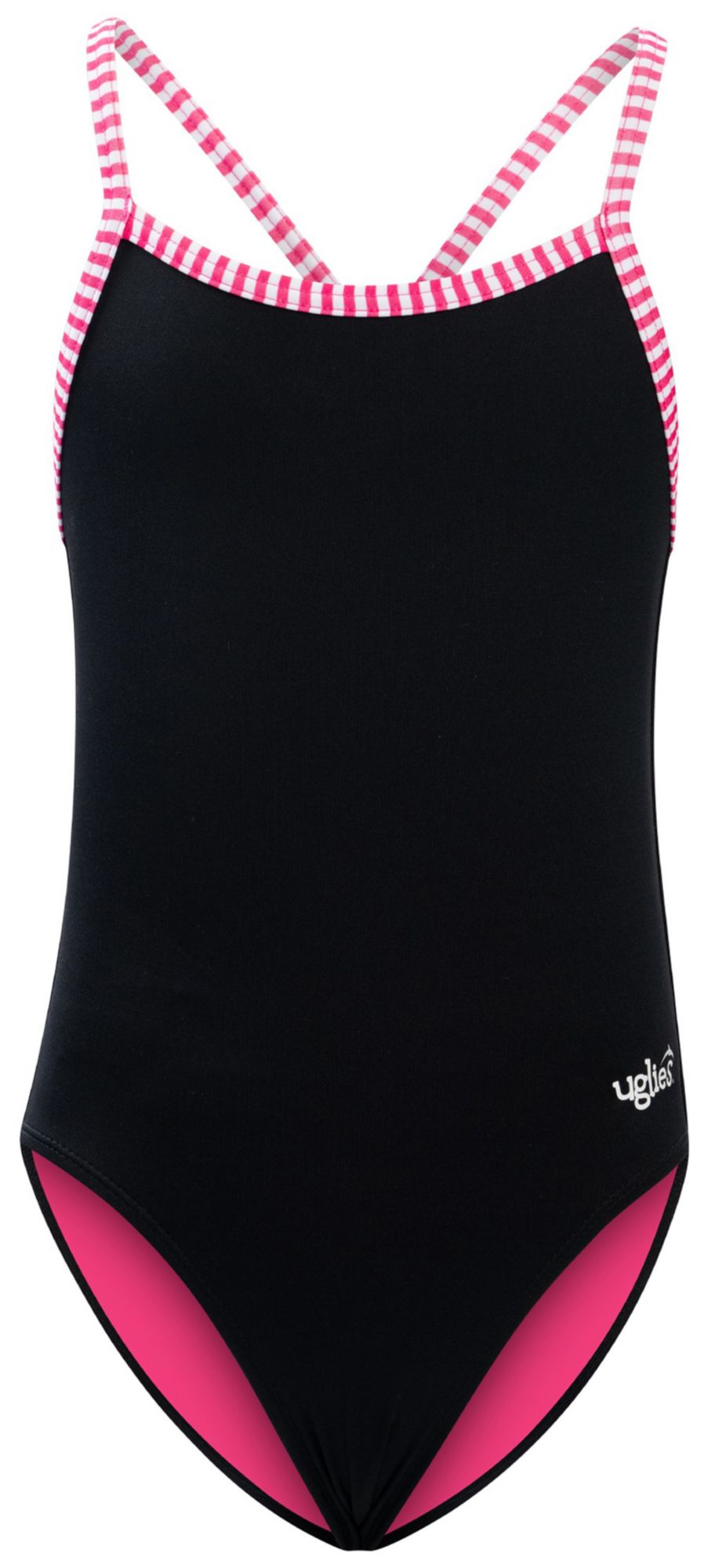 Dolfin Girls' Uglies Solid Criss-Cross Back One-Piece Swimsuit product image