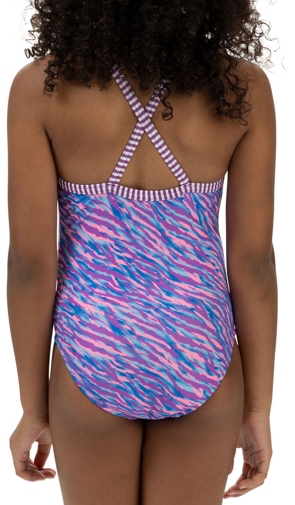 Dolfin Girls' Uglies Aurora Criss-Cross Back One-Piece Swimsuit product image