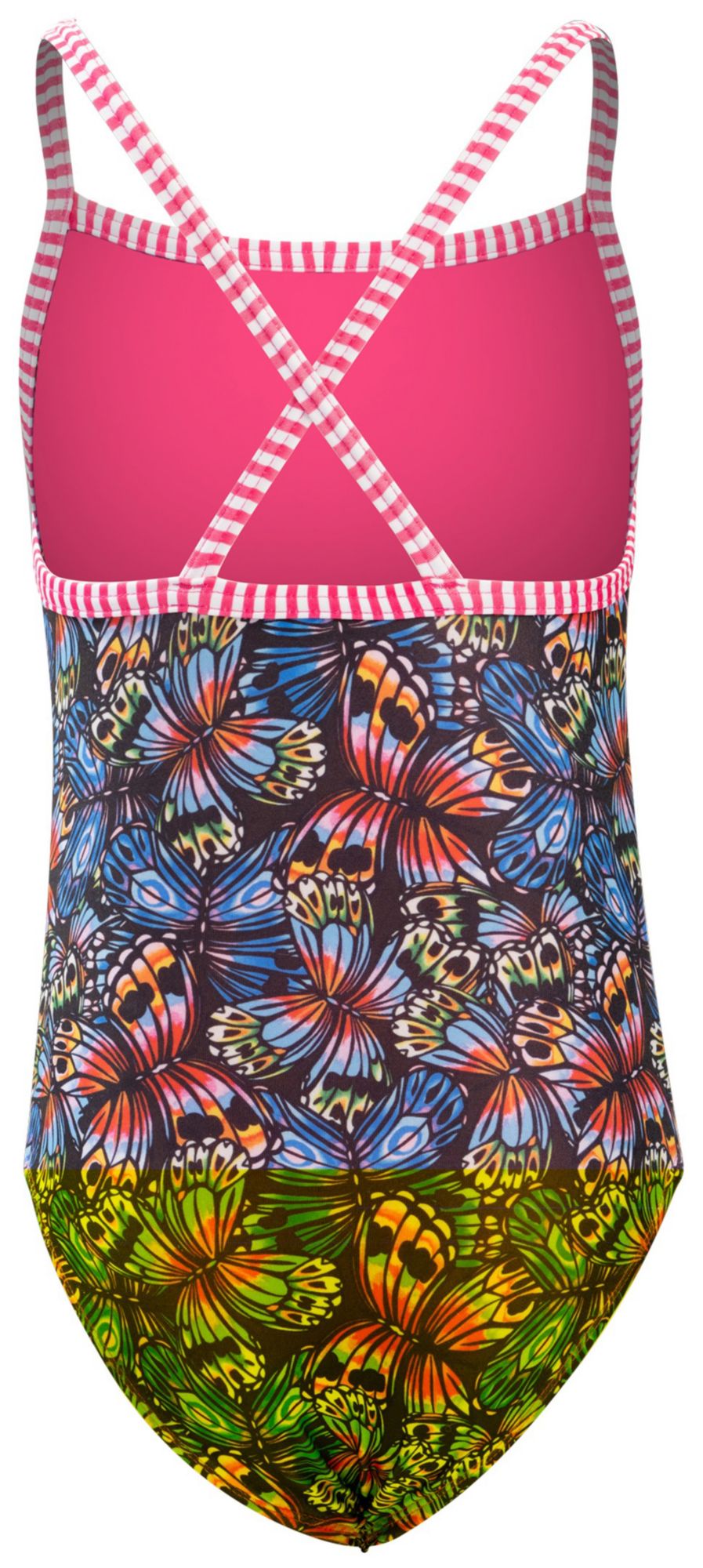 Dolfin Girls' Uglies Flutter By Criss-Cross Back One-Piece Swimsuit product image