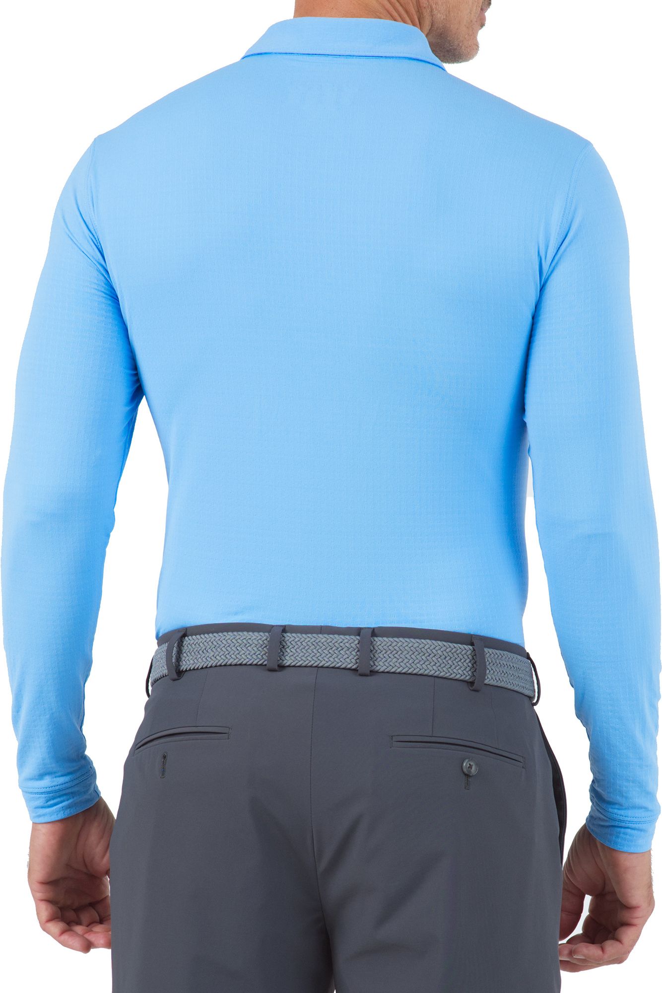 IBKUL Men's Solid Modern Fit Long Sleeve Golf Polo product image
