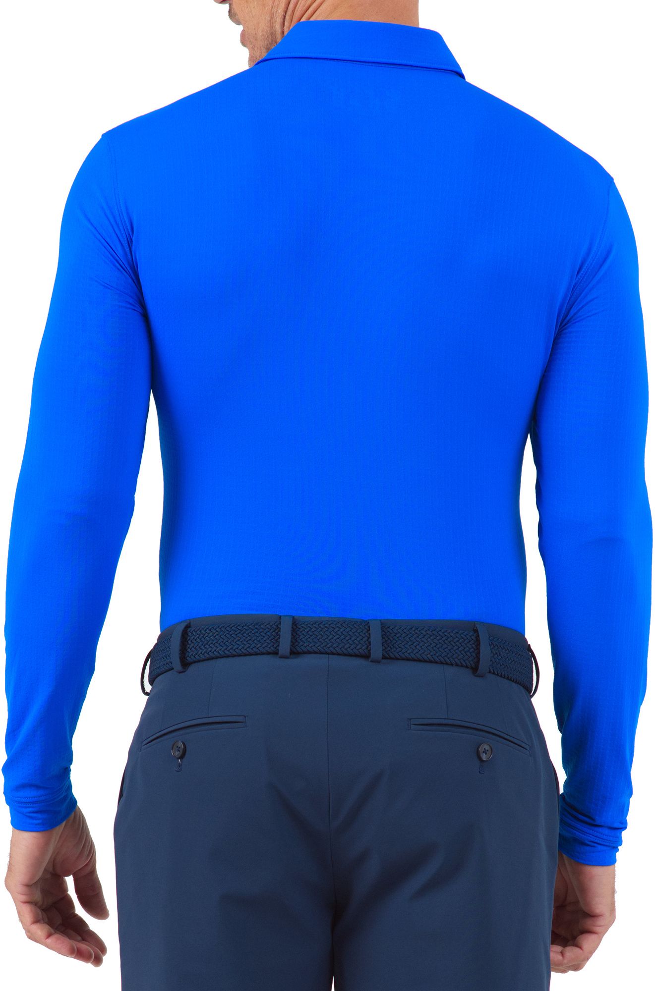 IBKUL Men's Solid Modern Fit Long Sleeve Golf Polo product image