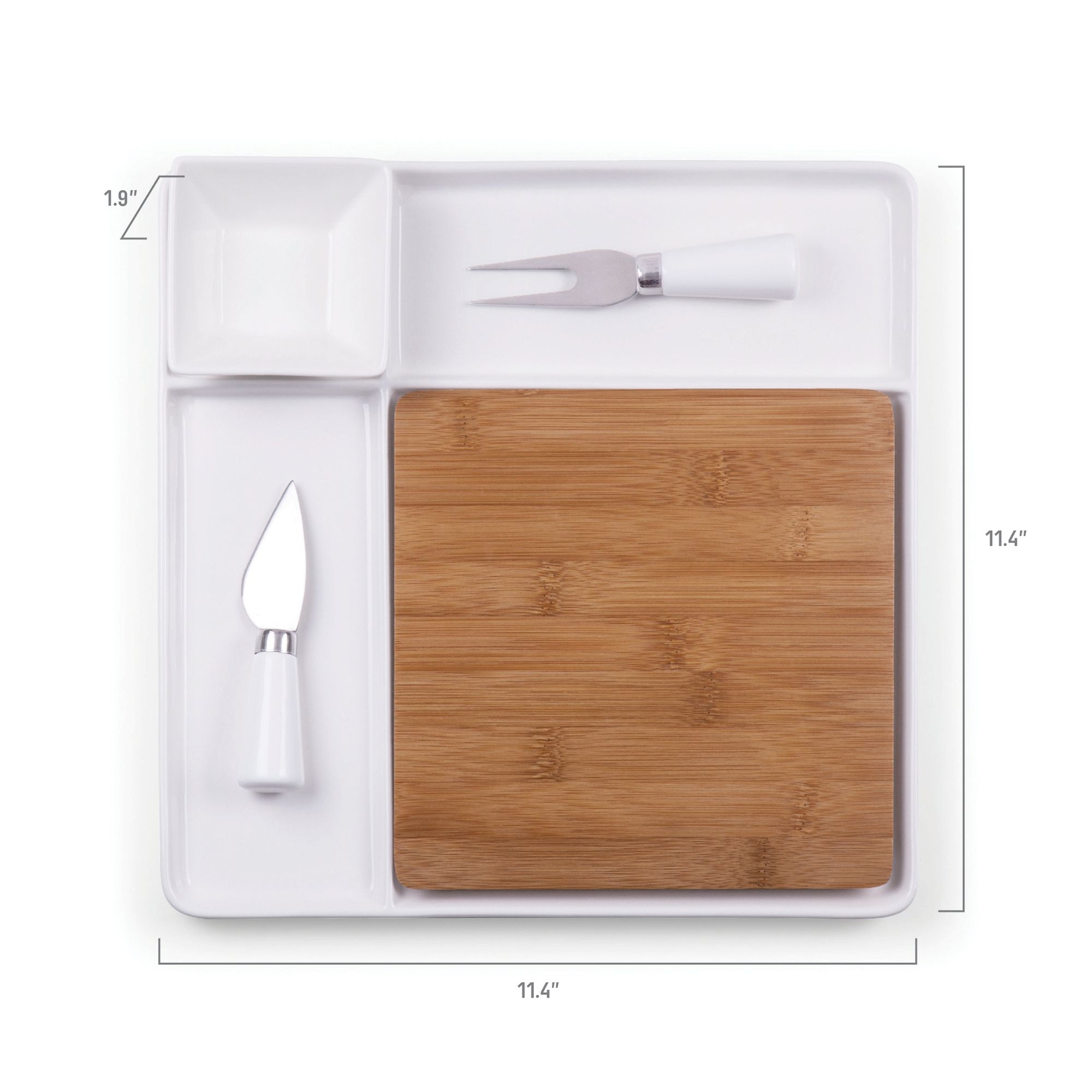 Picnic Time Indianapolis Colts Peninsula Cutting Board and Serving Tray