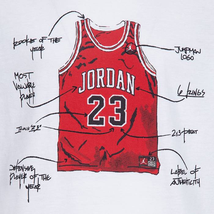 Jordan 23 Jersey Kid's Jersey Red 95A773 - R78 - michael jordan dunks son  kanye west facts nike diss
