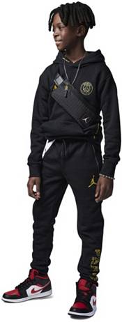Jordan Youth Paris Saint-Germain '22 Fourth Black Sweatpants product image
