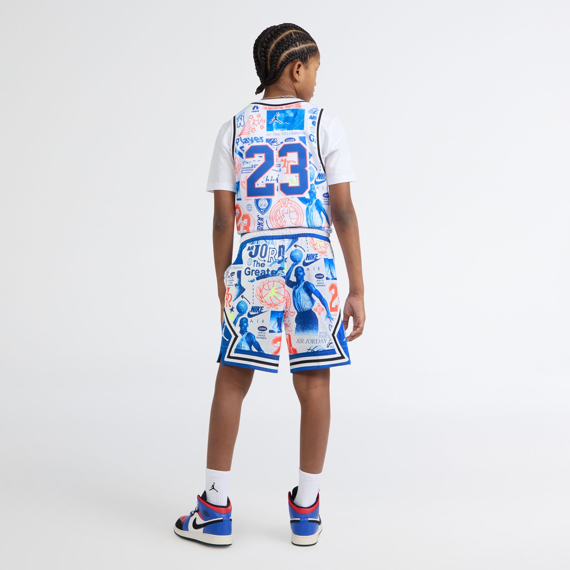 Jordan Boys' Dri-FIT Sport Printed Diamond Shorts product image