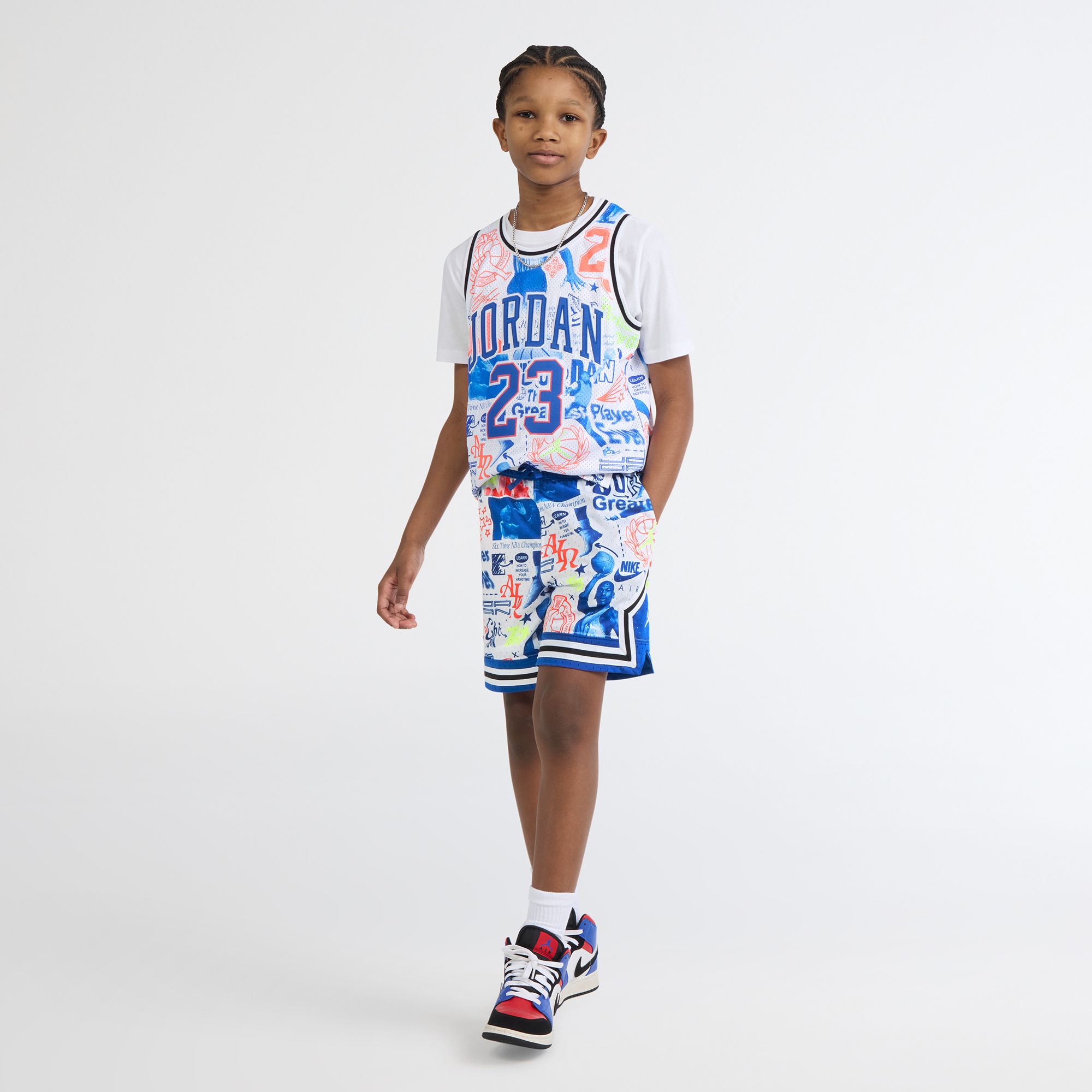 Jordan Boys' Dri-FIT Sport Printed Diamond Shorts product image