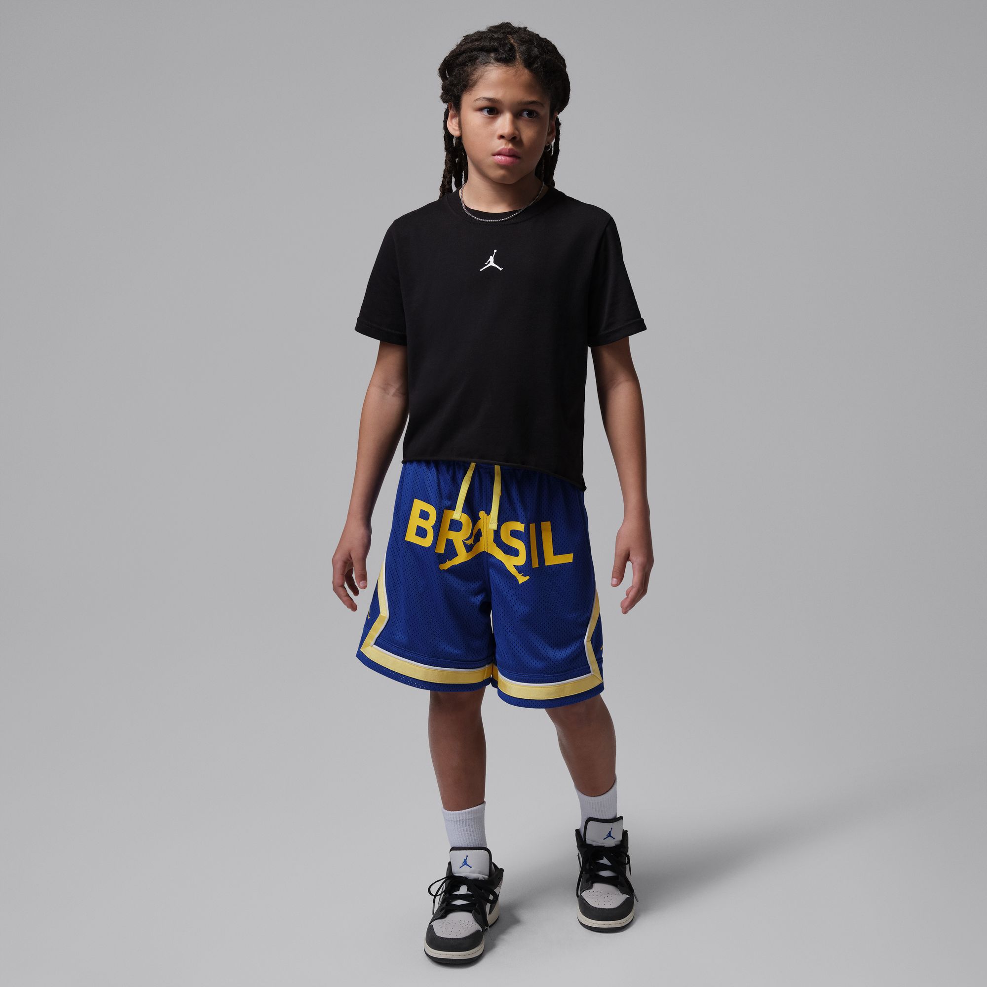 Jordan Kids' Brazil Mesh Performance Shorts product image