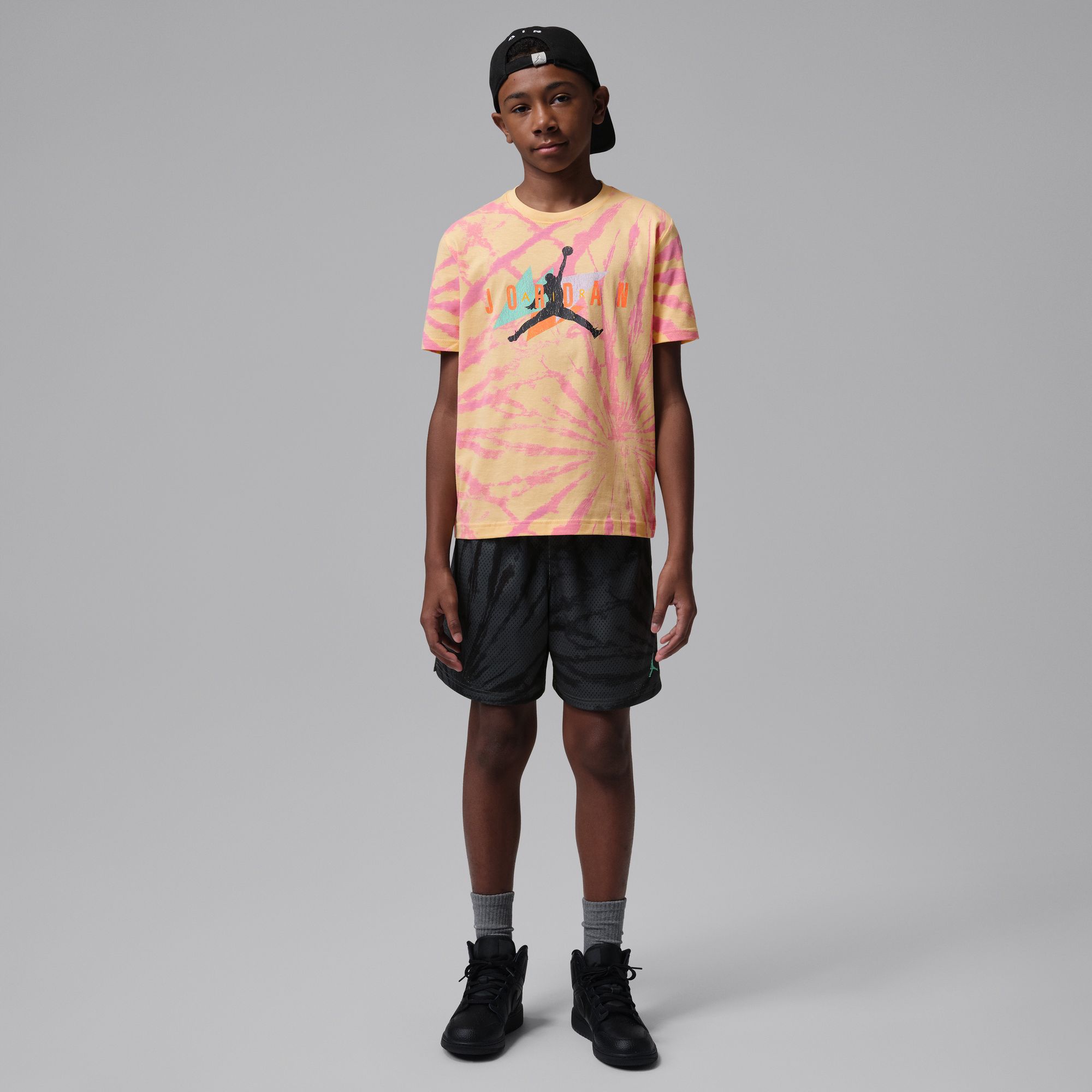 Jordan Kids' Geo Tie Dye Graphic Tee product image