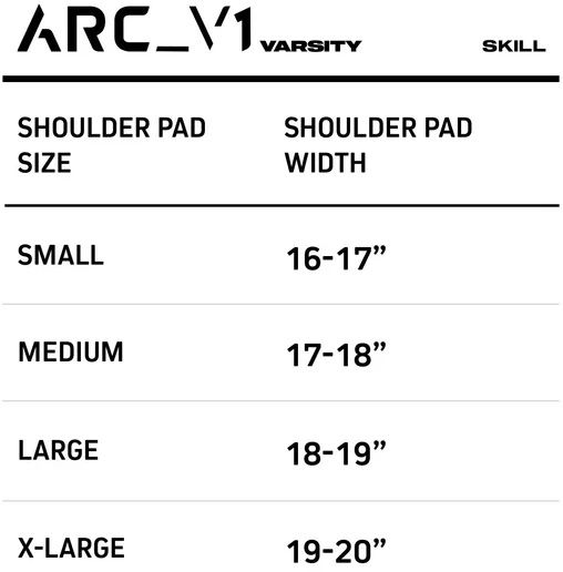 VICIS Varsity ARC_V1 All Purpose Shoulder Pads product image