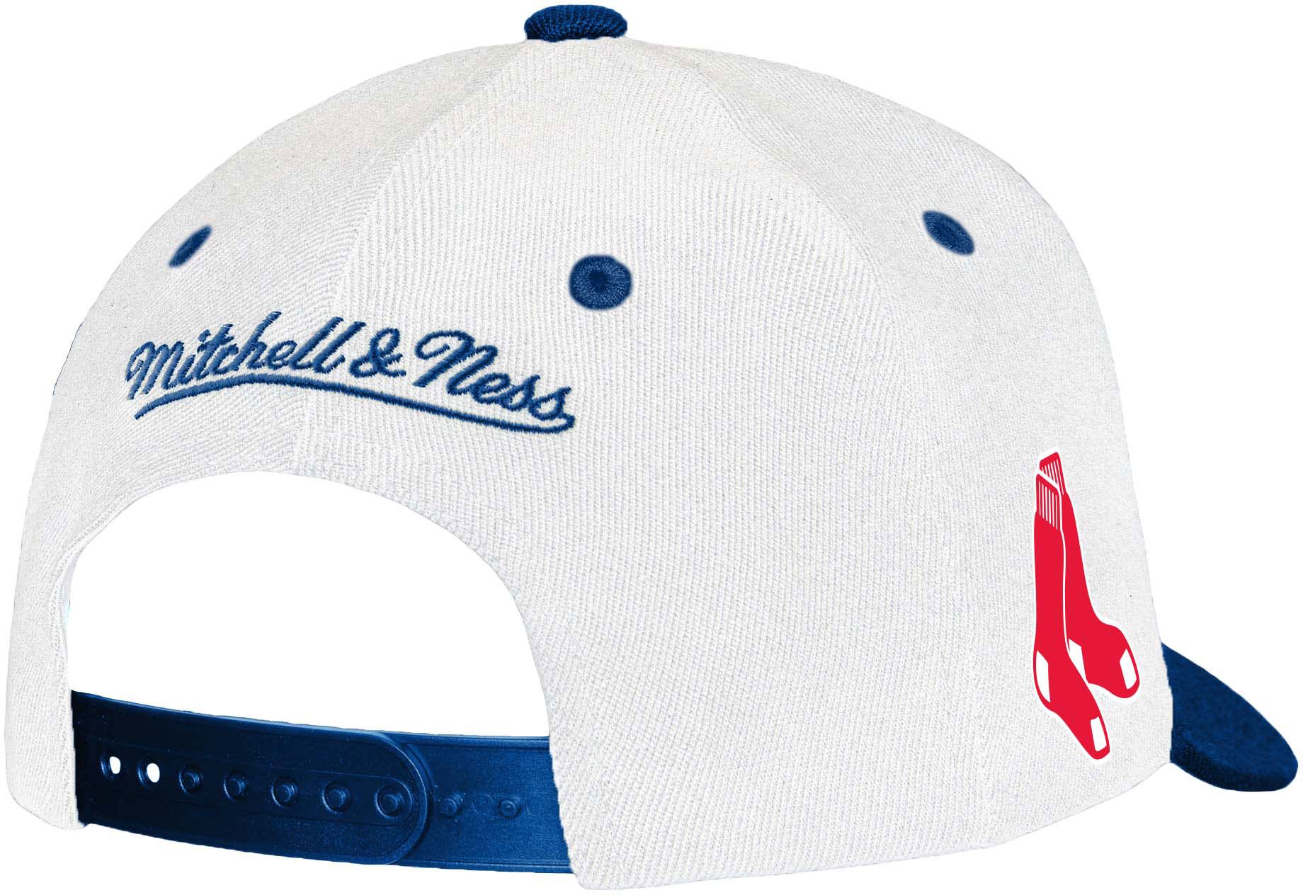 Mitchell & Ness Adult Boston Red Sox White Evergreen Snapback Hat product image