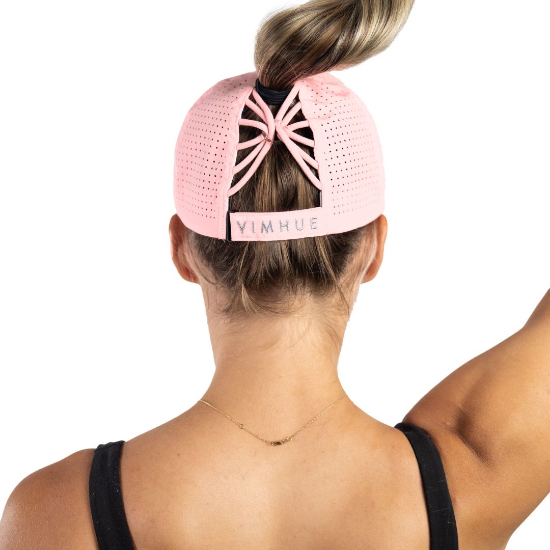 VimHue Women's Golf Cart Cross Stitch Sun Goddess Tuck-in Strap Golf Hat product image