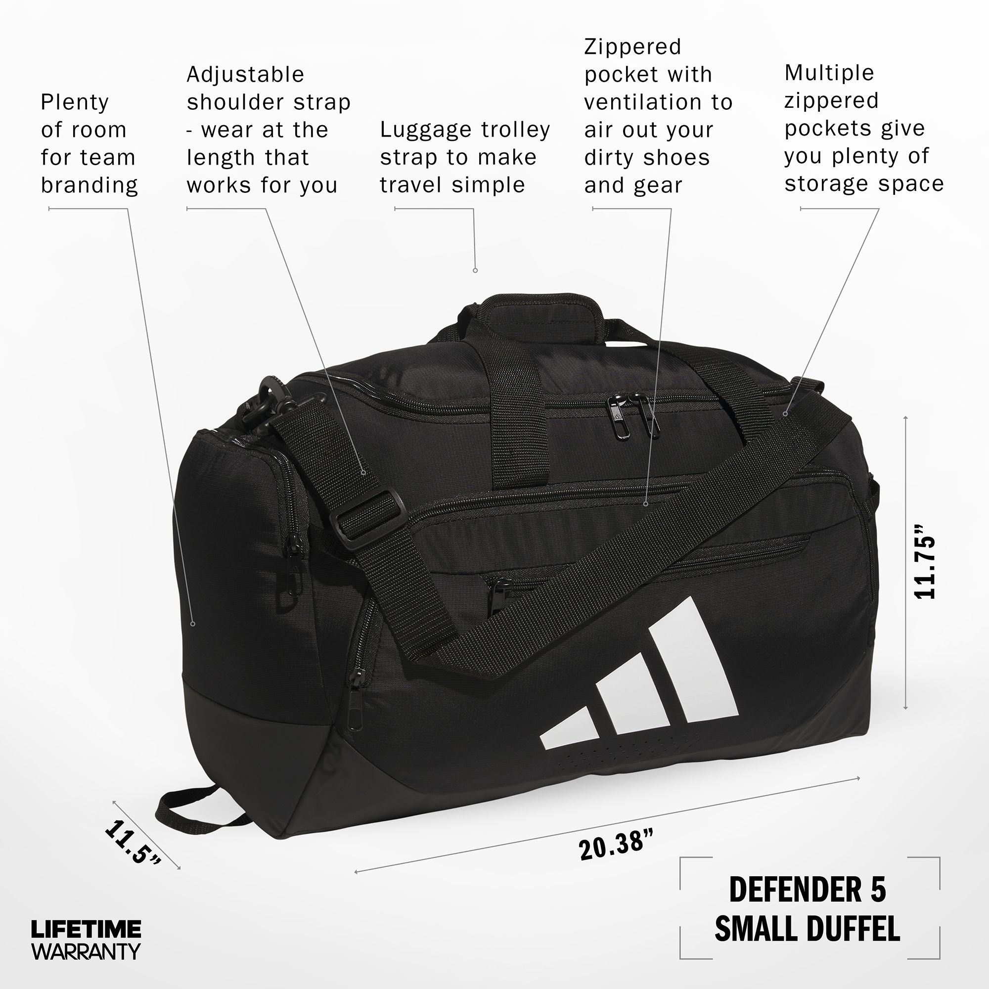 adidas Defender 5 Small Duffel Bag product image