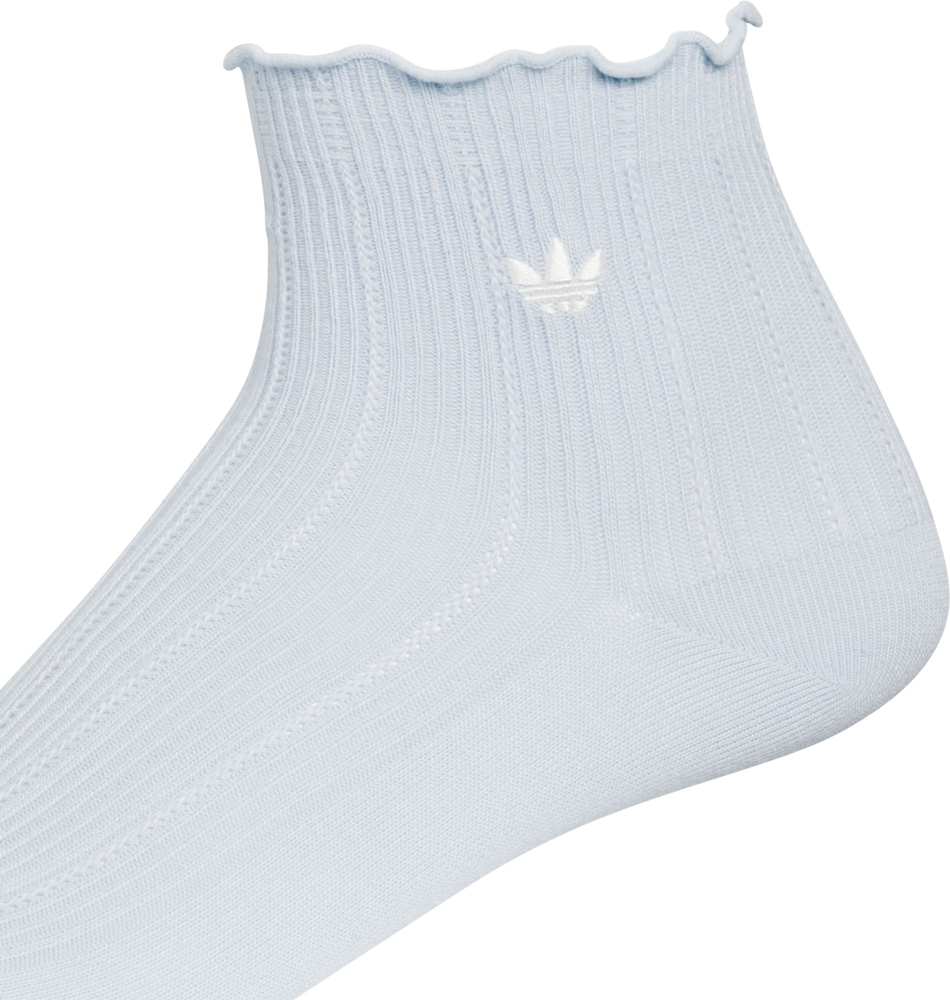 adidas Original's Ruffle Quarter Socks - 3 Pack product image