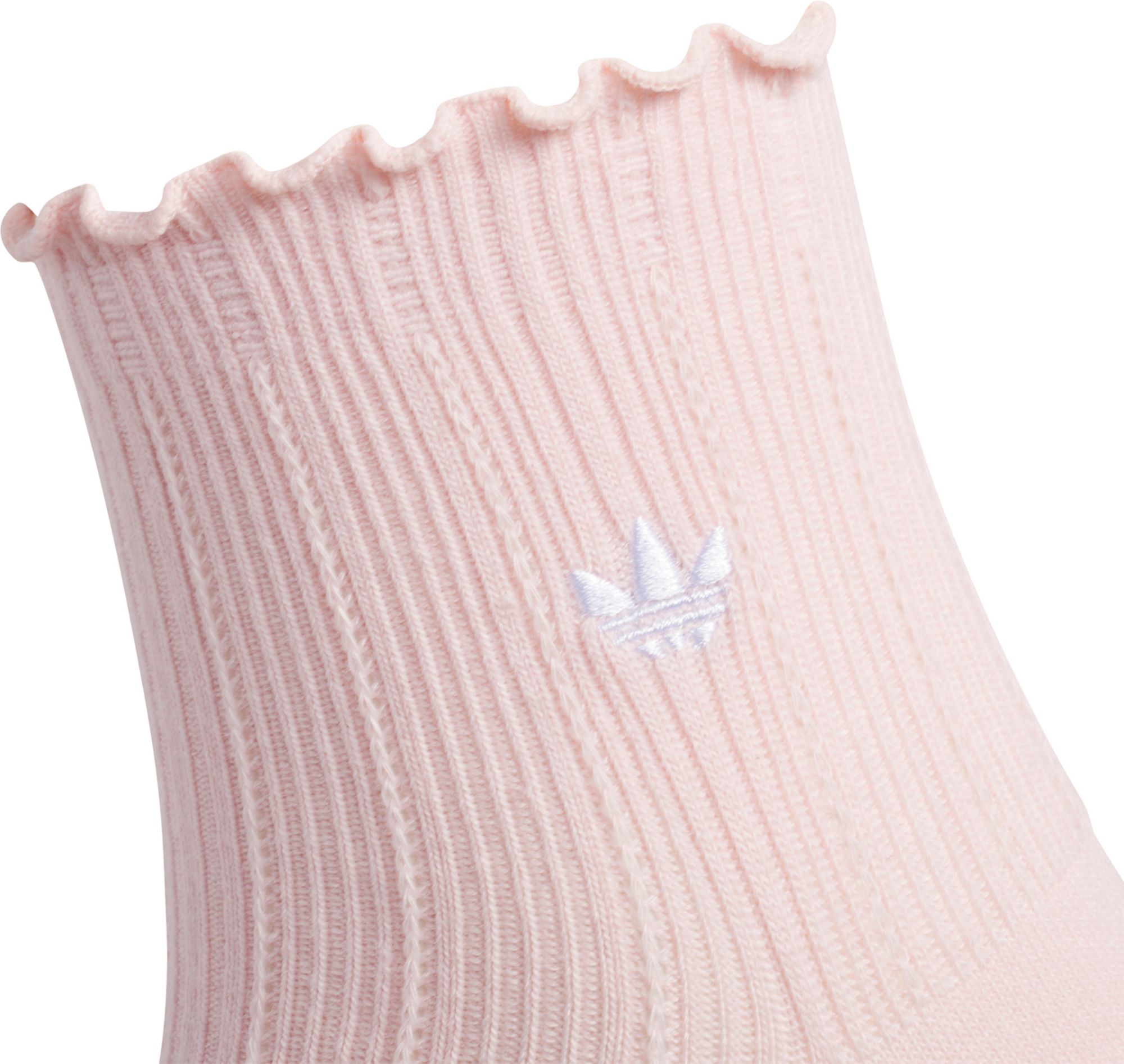 adidas Original's Ruffle Quarter Socks - 3 Pack product image