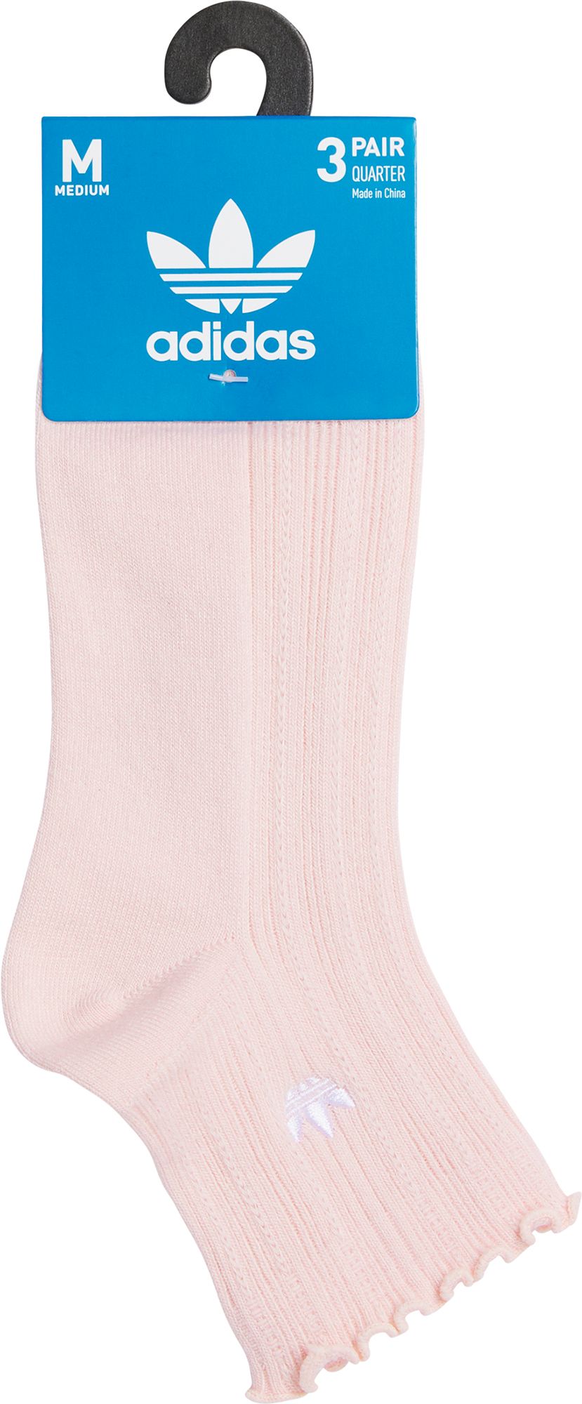 adidas Original's Ruffle Quarter Socks - 3 Pack product image