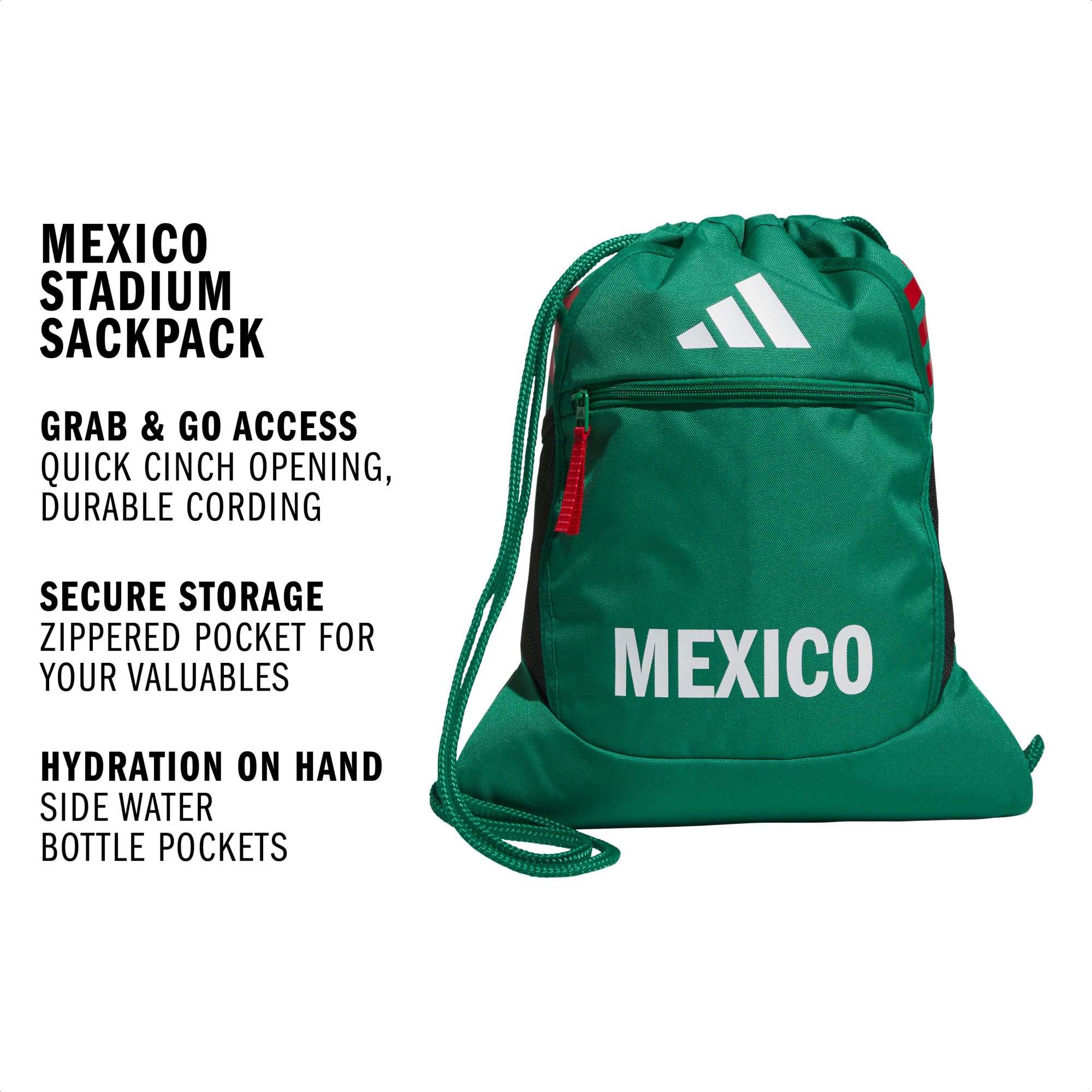 adidas Mexico Stadium Sackpack product image