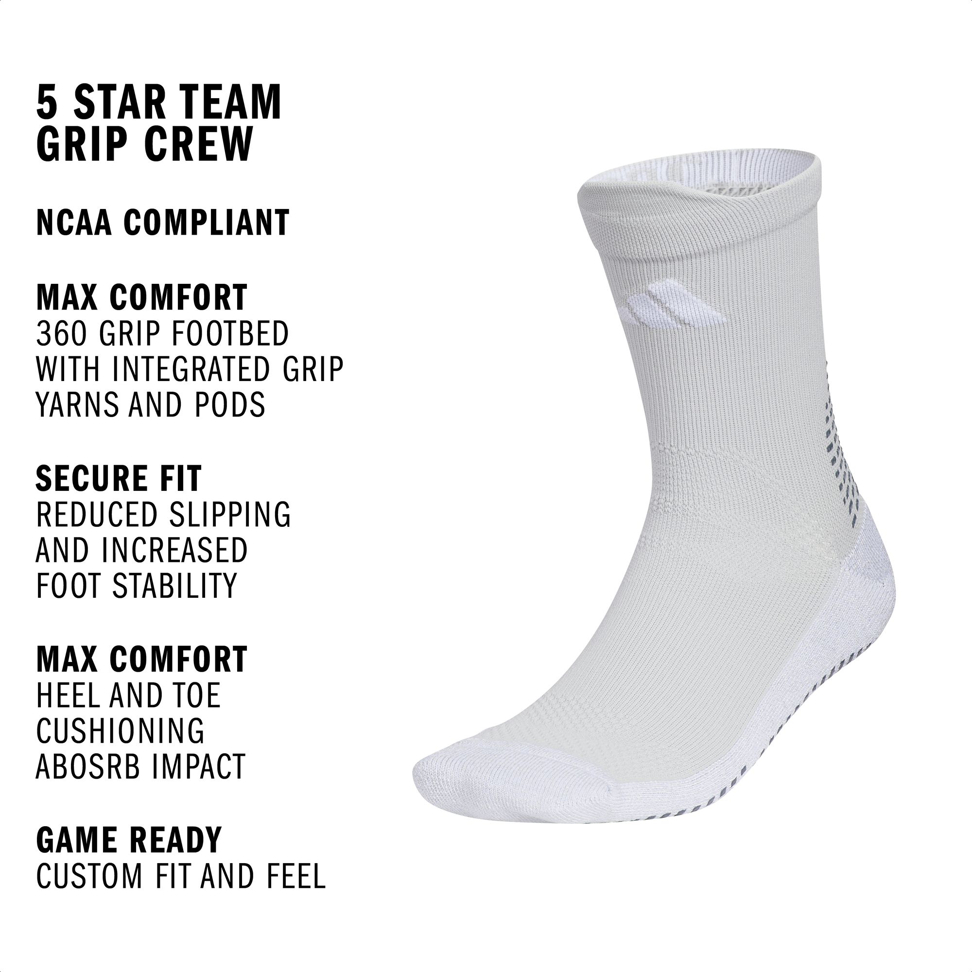 adidas 5 Star Team Grip Crew Socks product image