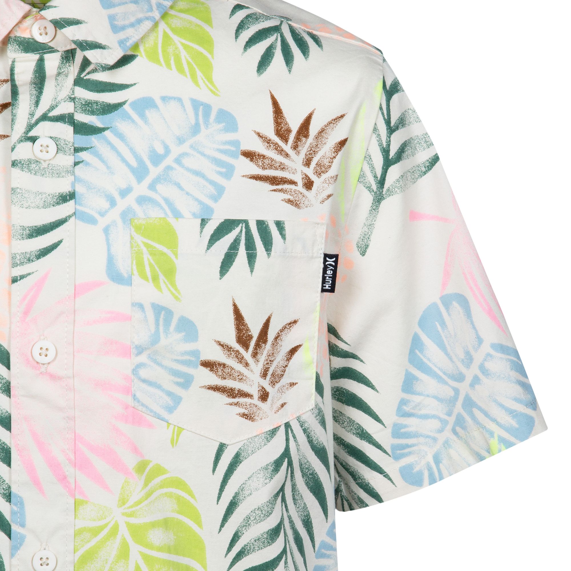 Hurley Boys' Swami Strech Woven Short Sleeve Shirt product image