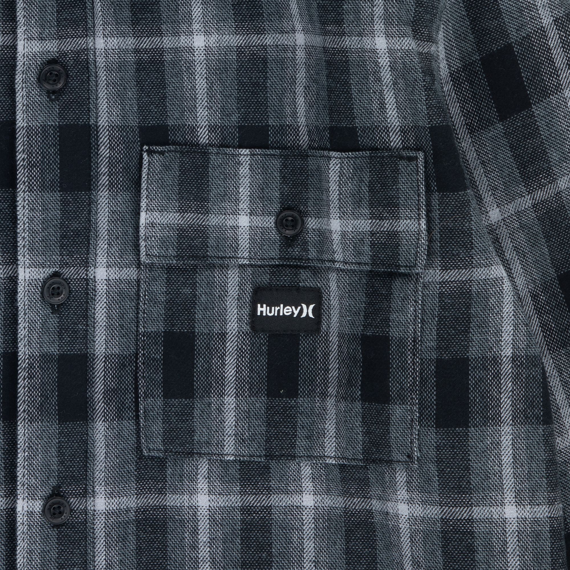 Hurley Boys' Hooded Flannel Shirt product image