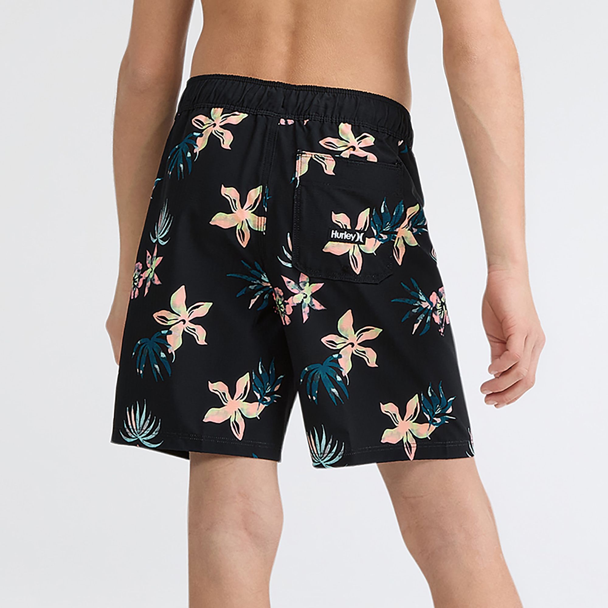 Hurley Boys' H2O-Dri Floral Pull-On Swim Shorts product image